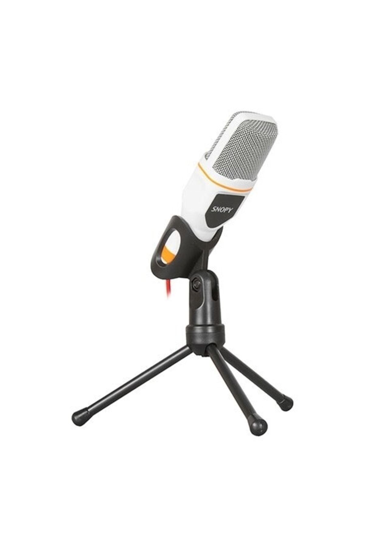 Snopy Sn-340m Beyaz Youtuber Masaüstü Standlı Mikrofon