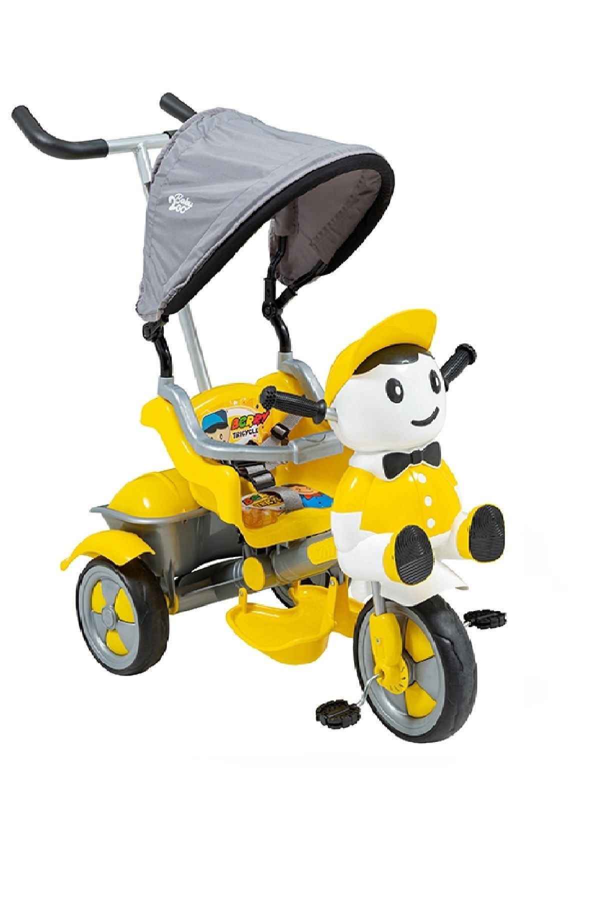 Baby2Go 2381 Bery Itmeli Bisiklet - Sarı