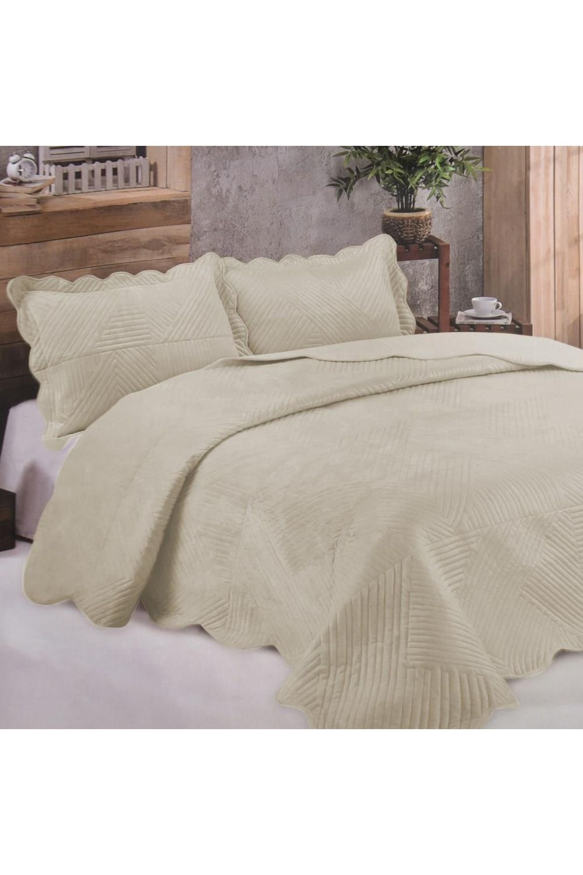 Kristal Tek Kişilik Microplush Yatak Örtüsü