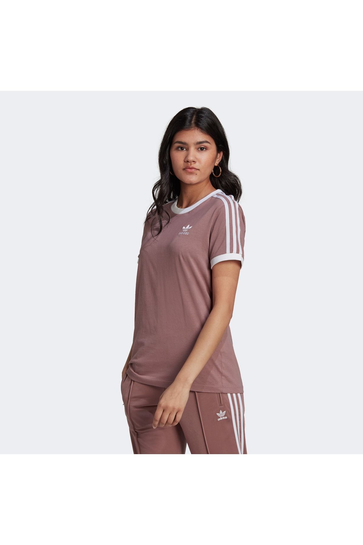 adidas Adicolor Classic Kadın Kahverengi Tişört (hl6689)
