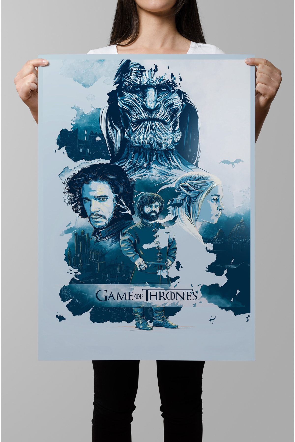 Denizposter Game Of Thrones, Yabancı Dizi Film Afiş, Posterleri 50x70