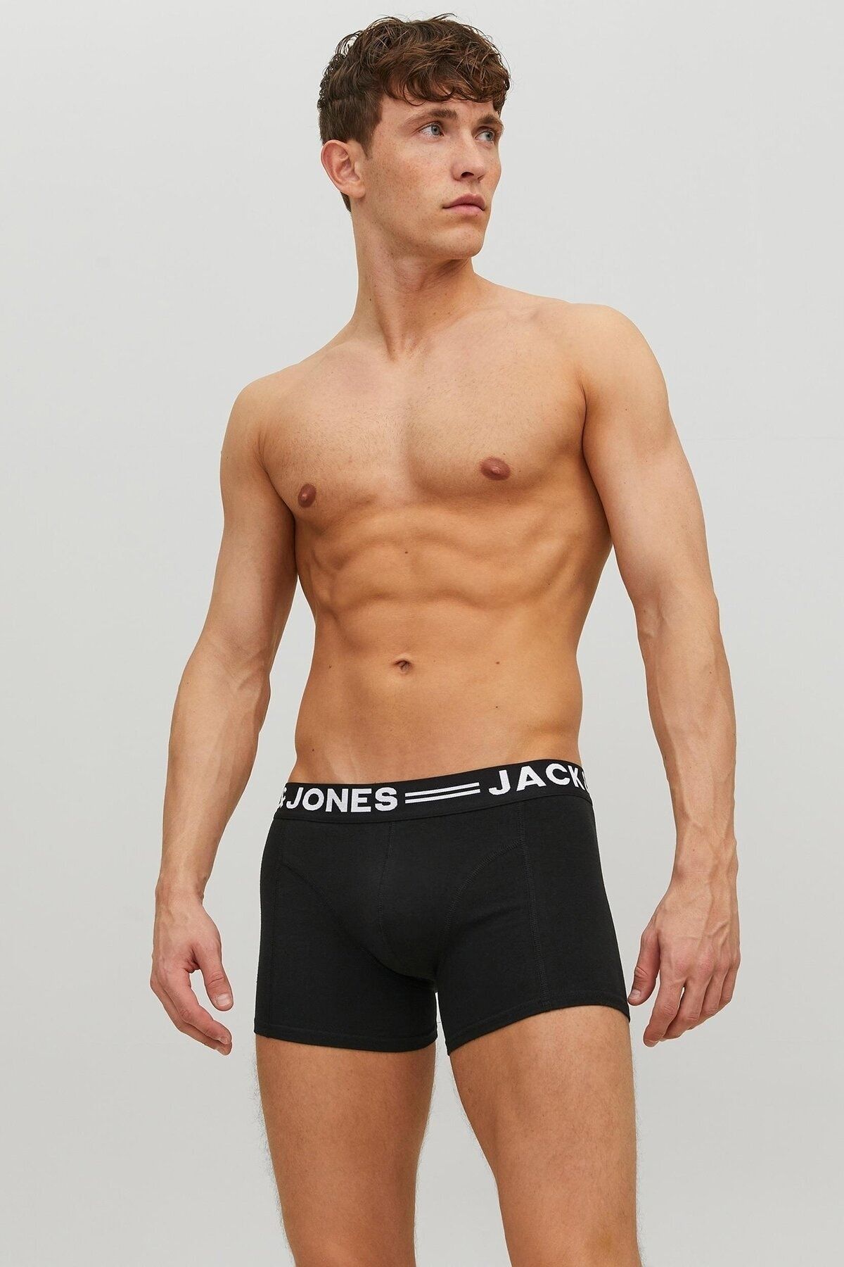Jack & Jones Sense Trunks 3-pack Noos Siyah Erkek Boxer