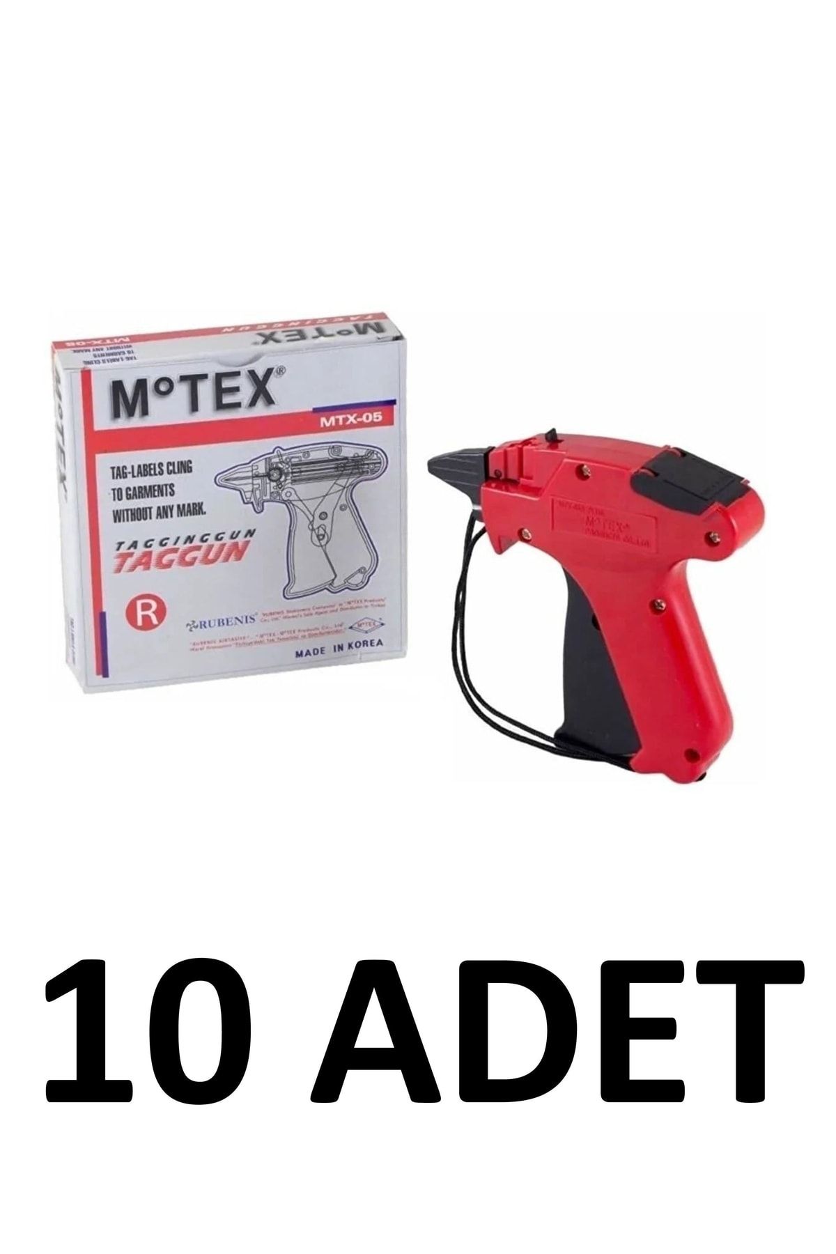 Motex 10 Adet Mtx-05 Etiket Kılçık Tabancası
