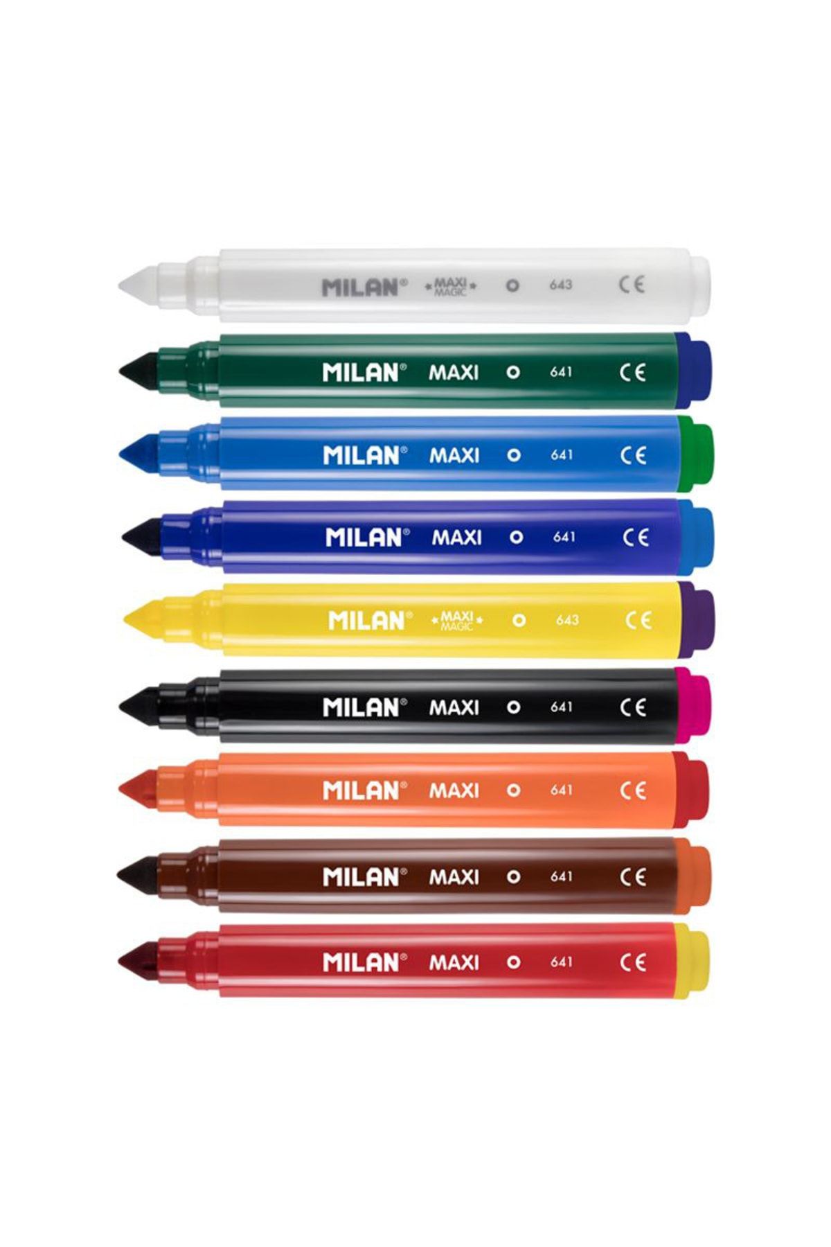 Milan Mılan Maxı Magıc Keçeli Kalem Jumbo 10 Renk