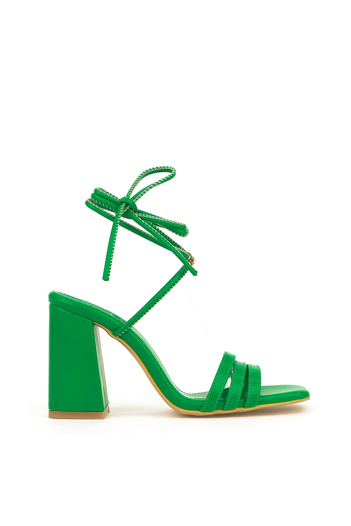 Ziya , Kadın Topuklu Sandalet 131996 346 Yeşil