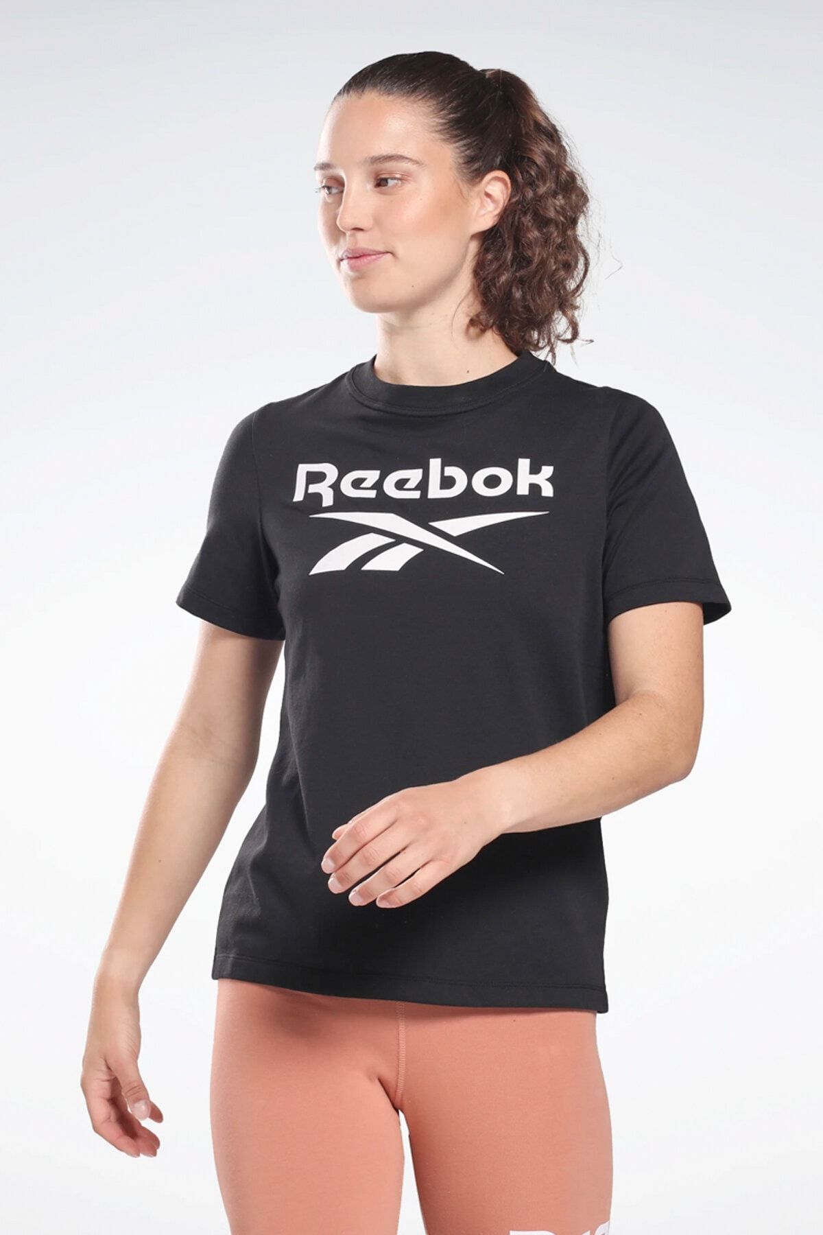 Reebok Rı Bl Tee Siyah Kadın Kısa Kol T-shirt