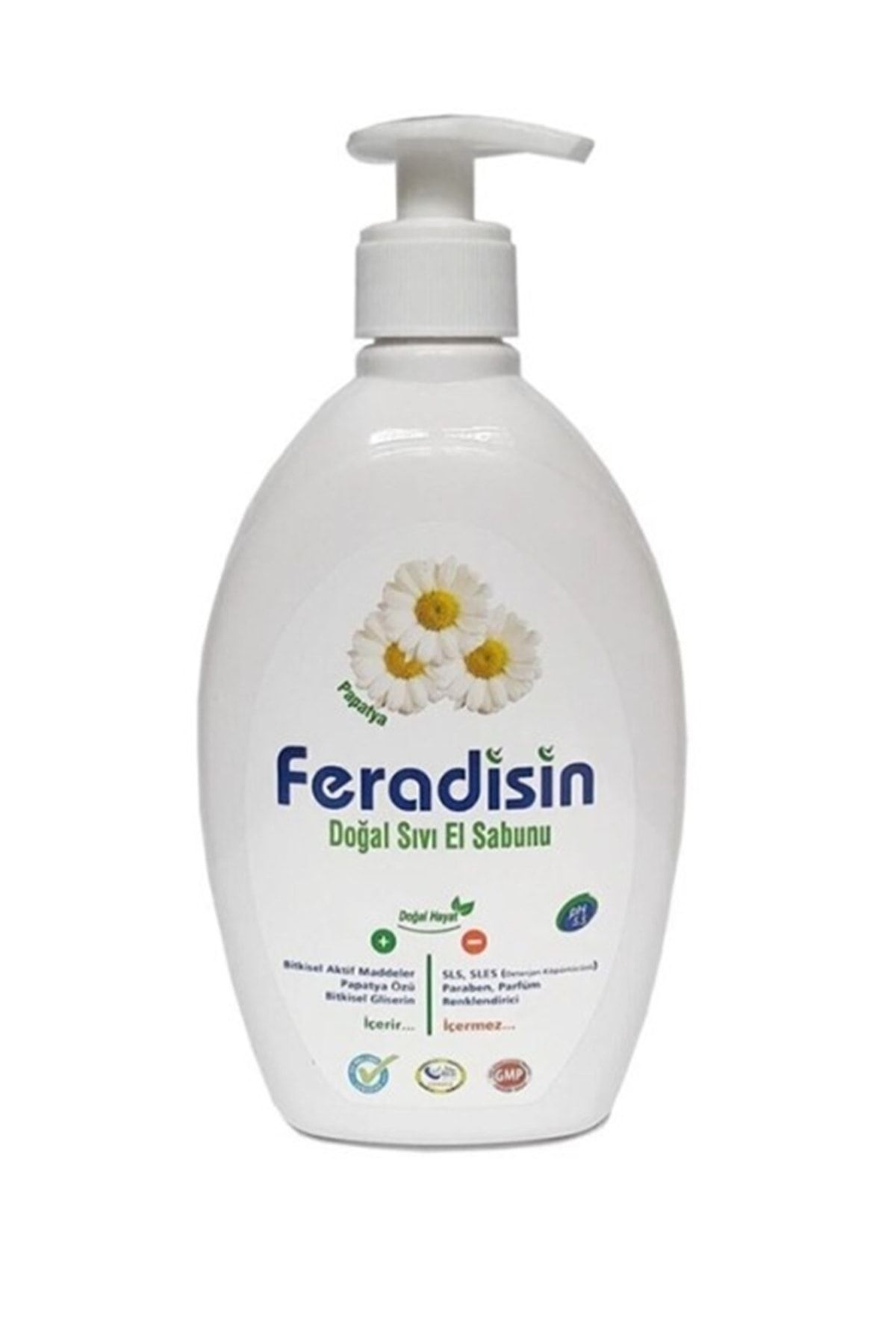 Feradisin Bitkisel Sıvı El Sabunu "papatya" 500 Ml*3 Adet Gimdes Sertifikalı