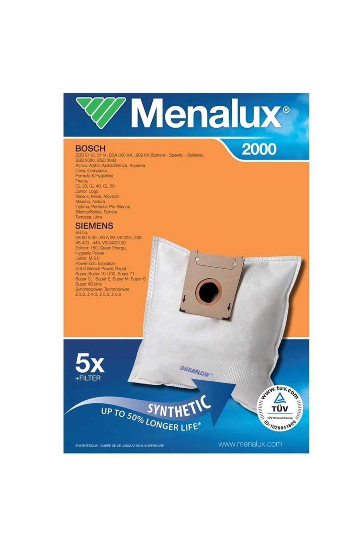 Electrolux Electrolux Menalux 2000 Toz Torbası