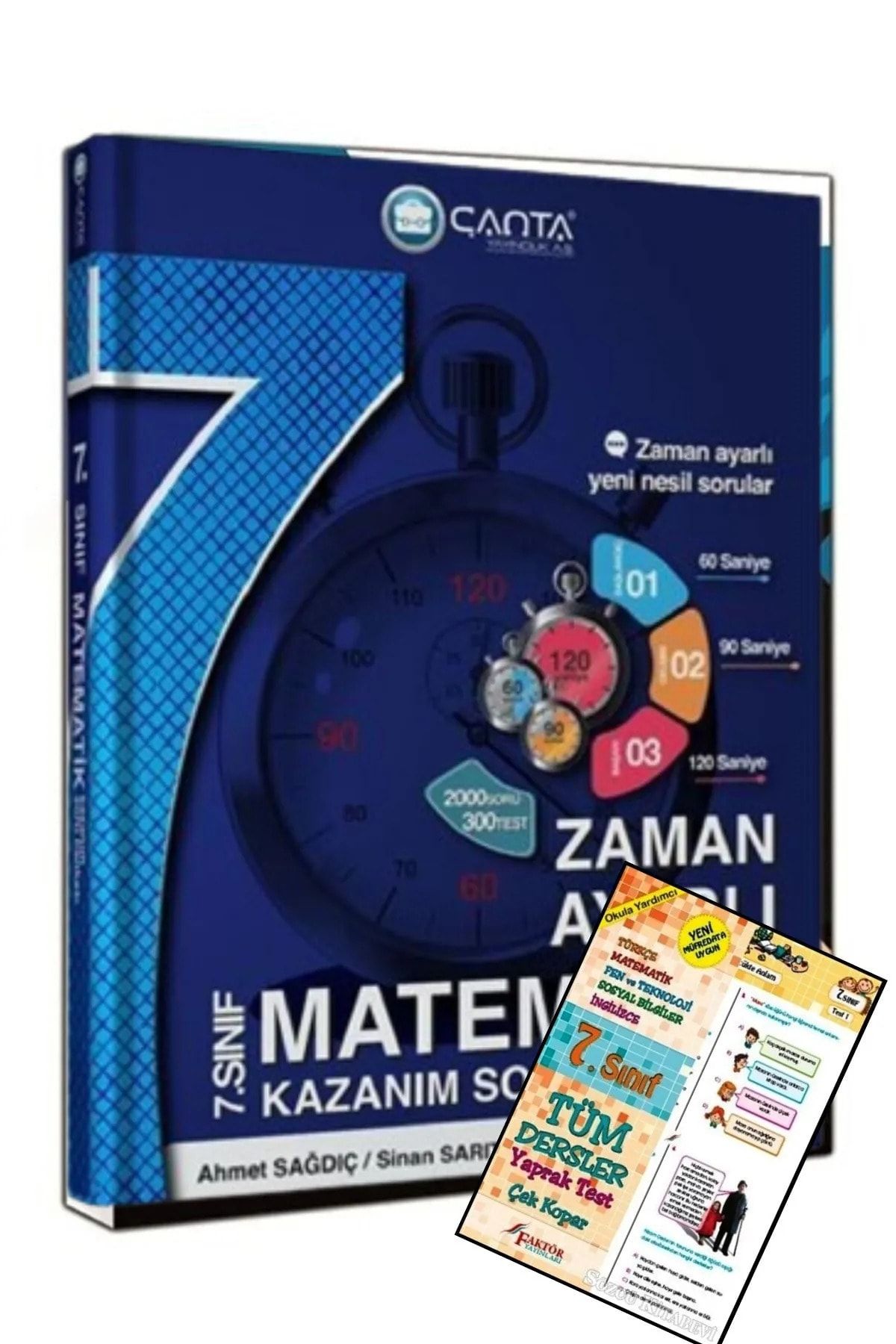 Çanta Yayınları 7. Sınıf Matematik Etkinlikli Kazanım Soru Bankası 2021