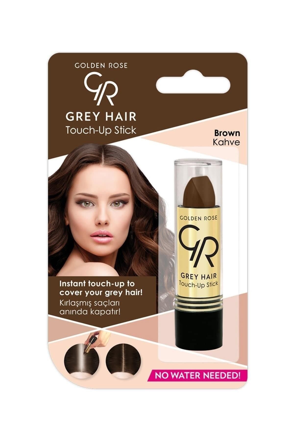 Golden Rose Beyaz Saç Kapatıcı Stick Kahverengi - Grey Hair Touch-up Stick