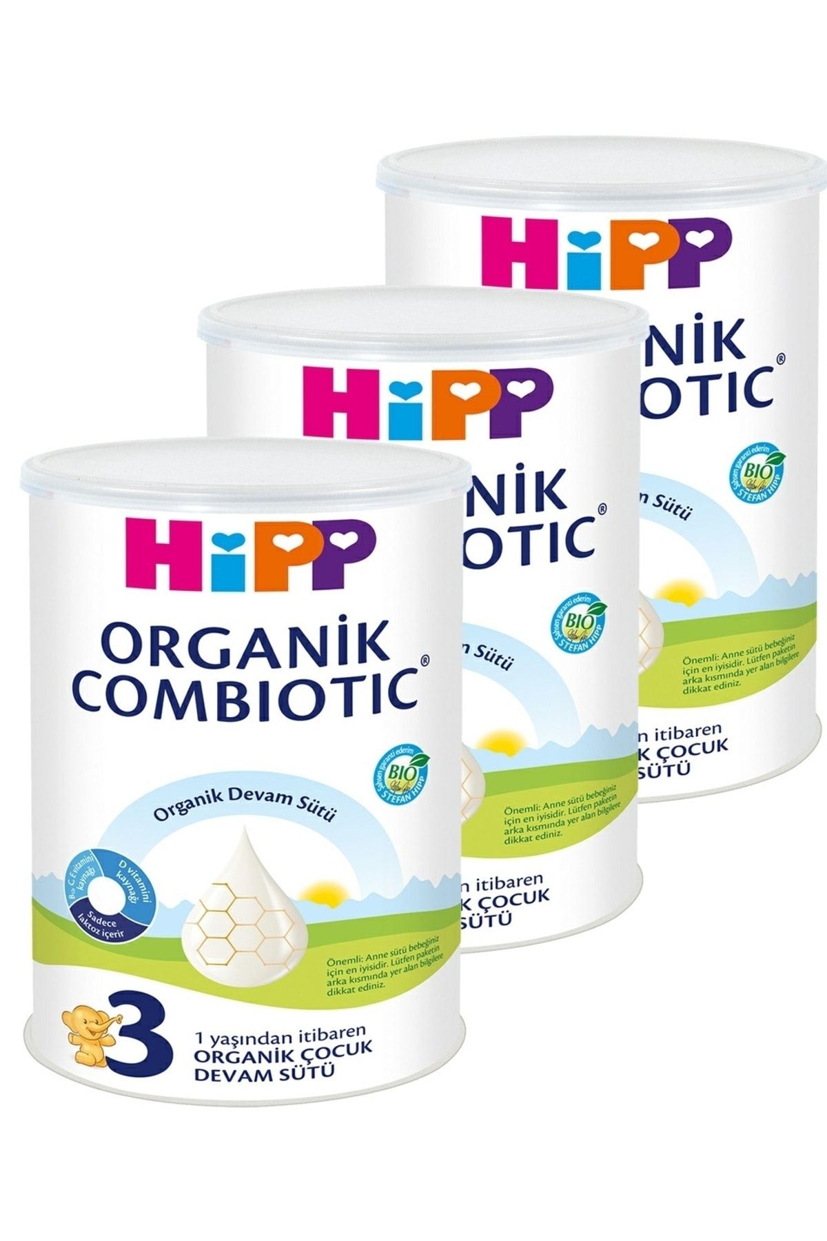 Hipp 3 Organic Combiotic Devam Sütü 350 gr X 3 Adet