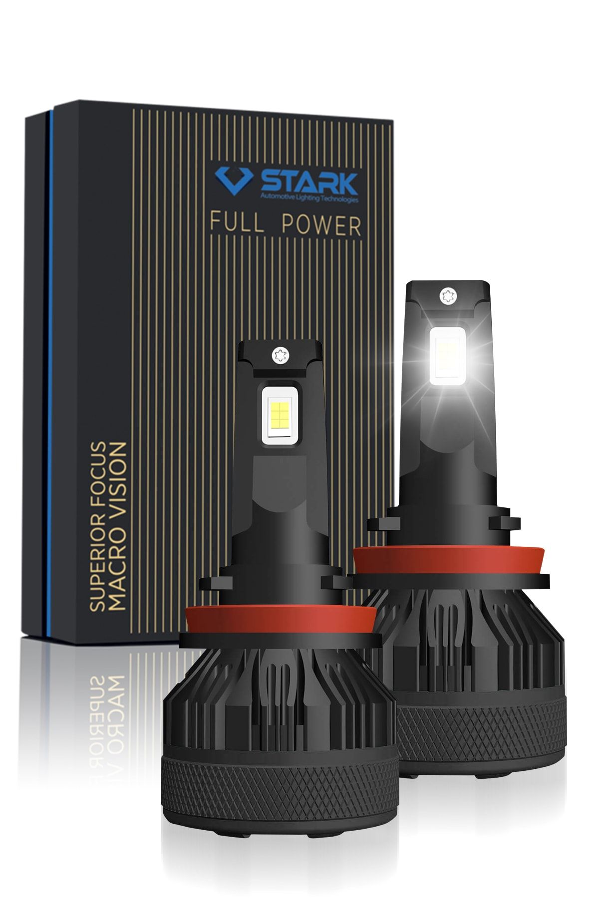 STARK 2023 Yeni Full Power Serisi H9 Csp Led Xenon Çizgisel Odaklama Ve Macro Vision Özelliği
