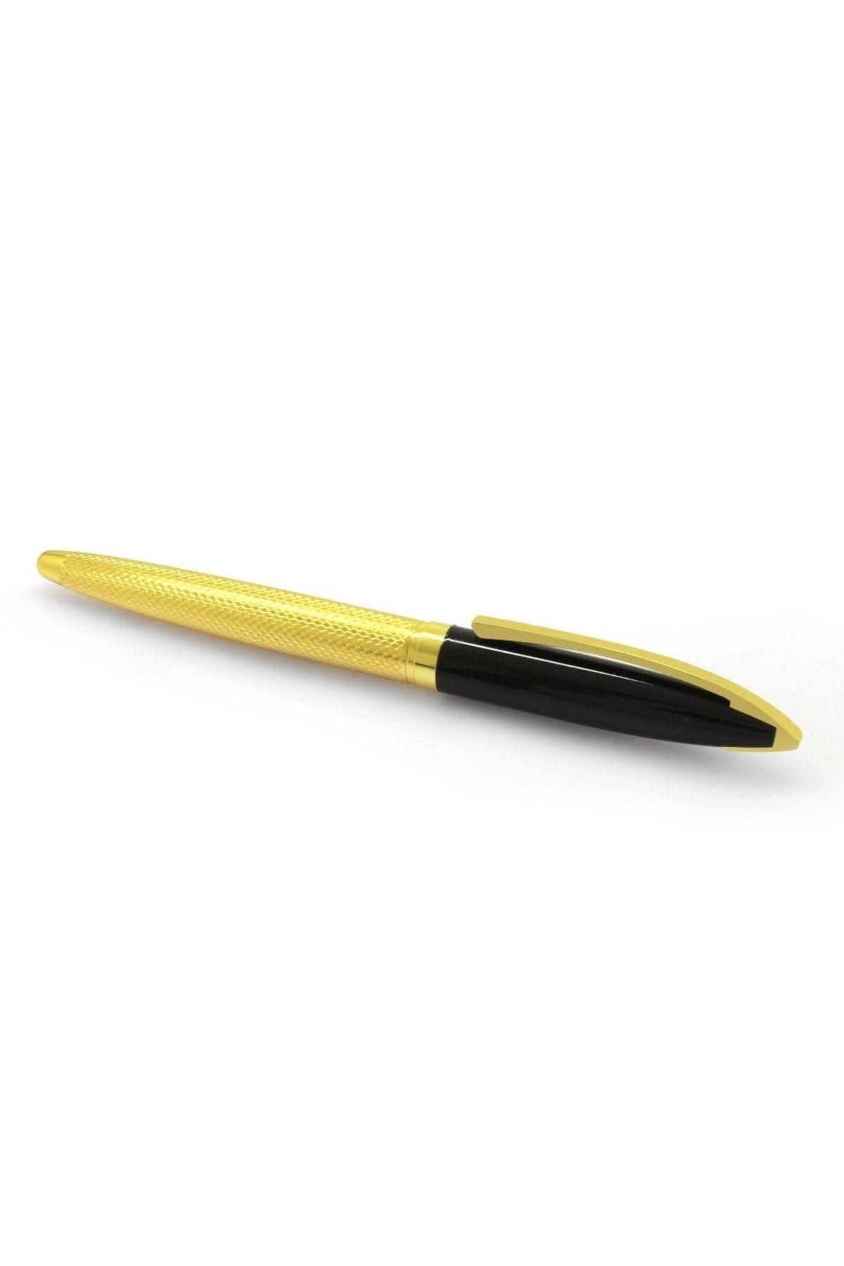 Tesbihane Sarı-siyah Renk Roller Tükenmez Kalem