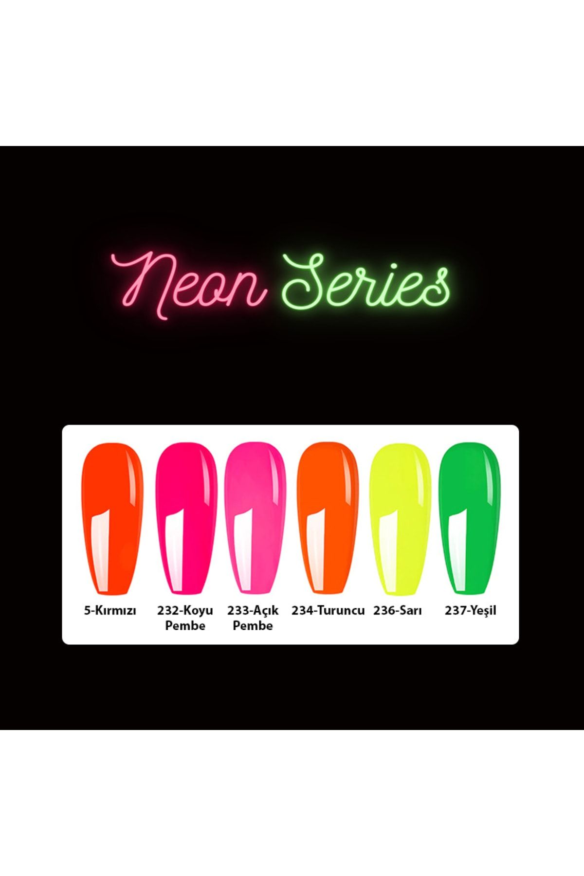 Nail Master Kalıcı Oje 7,3ml Neon Serisi (6 Renk)