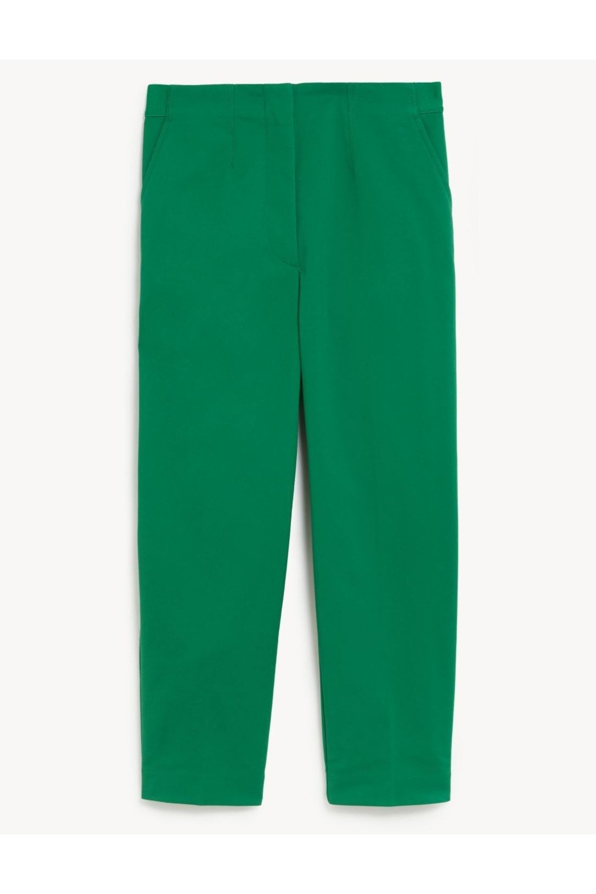 Marks & Spencer Slim Fit Yüksek Bel Crop Pantolon