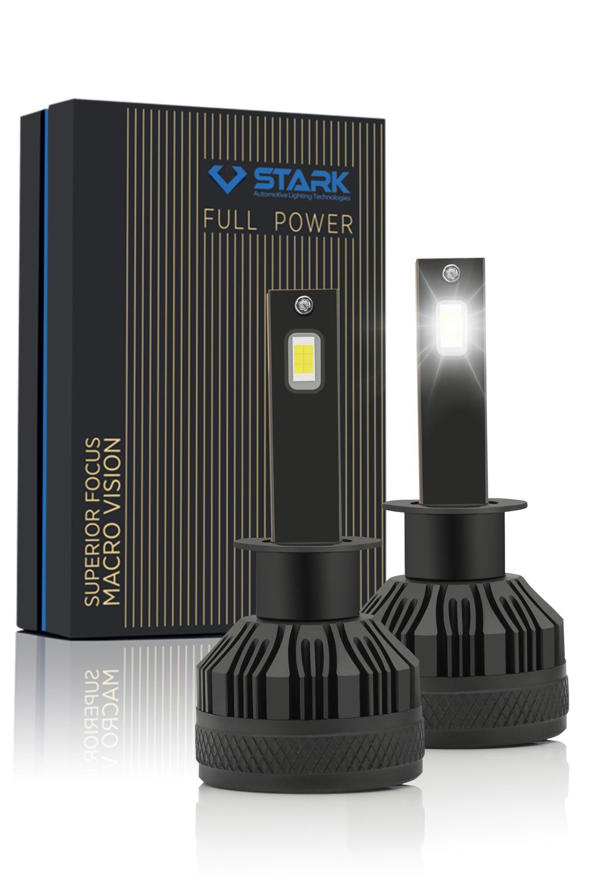 STARK H1 Led Xenon Far Ampulü Full Power Macro Vision Çizgisel Odaklama Özellikli 2023 Yeni Seri