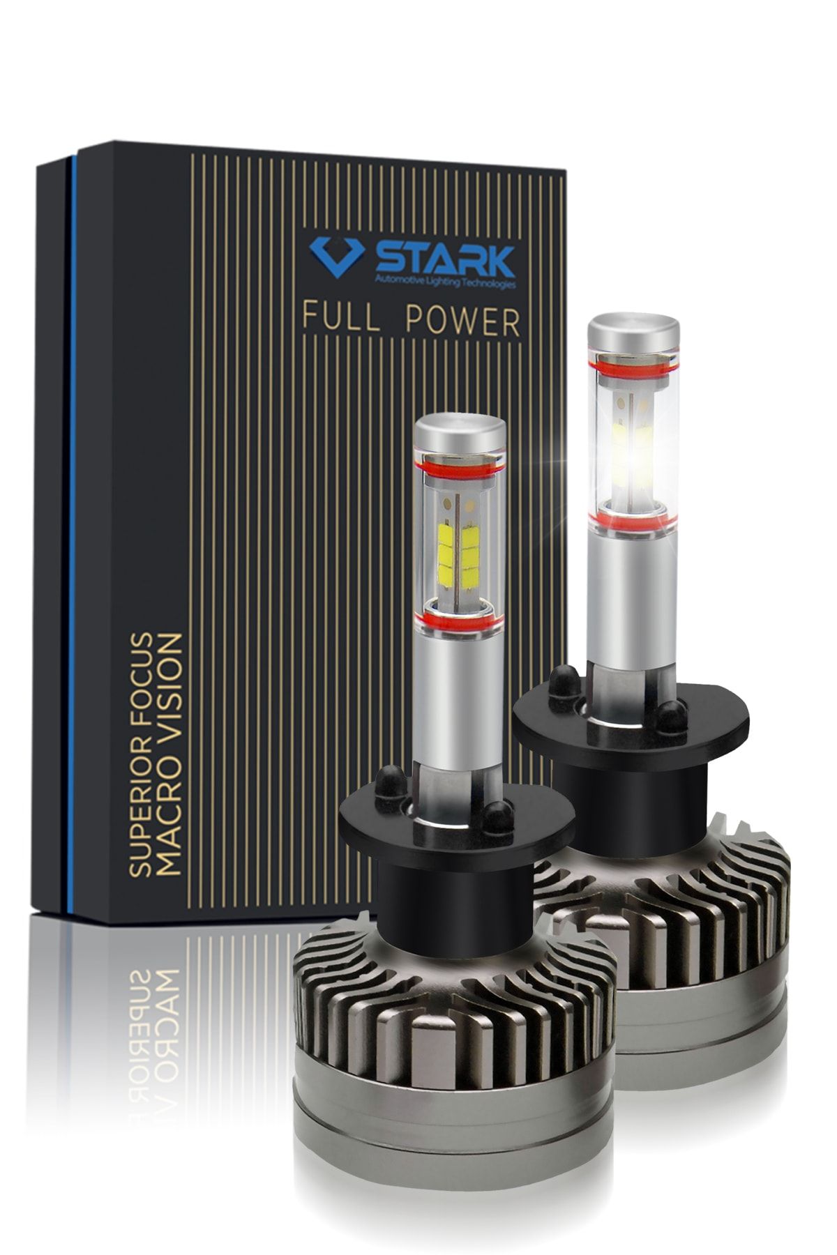 STARK H1 Led Xenon Far Ampulü Mercekli Farlar Için 360 Serisi Full Power