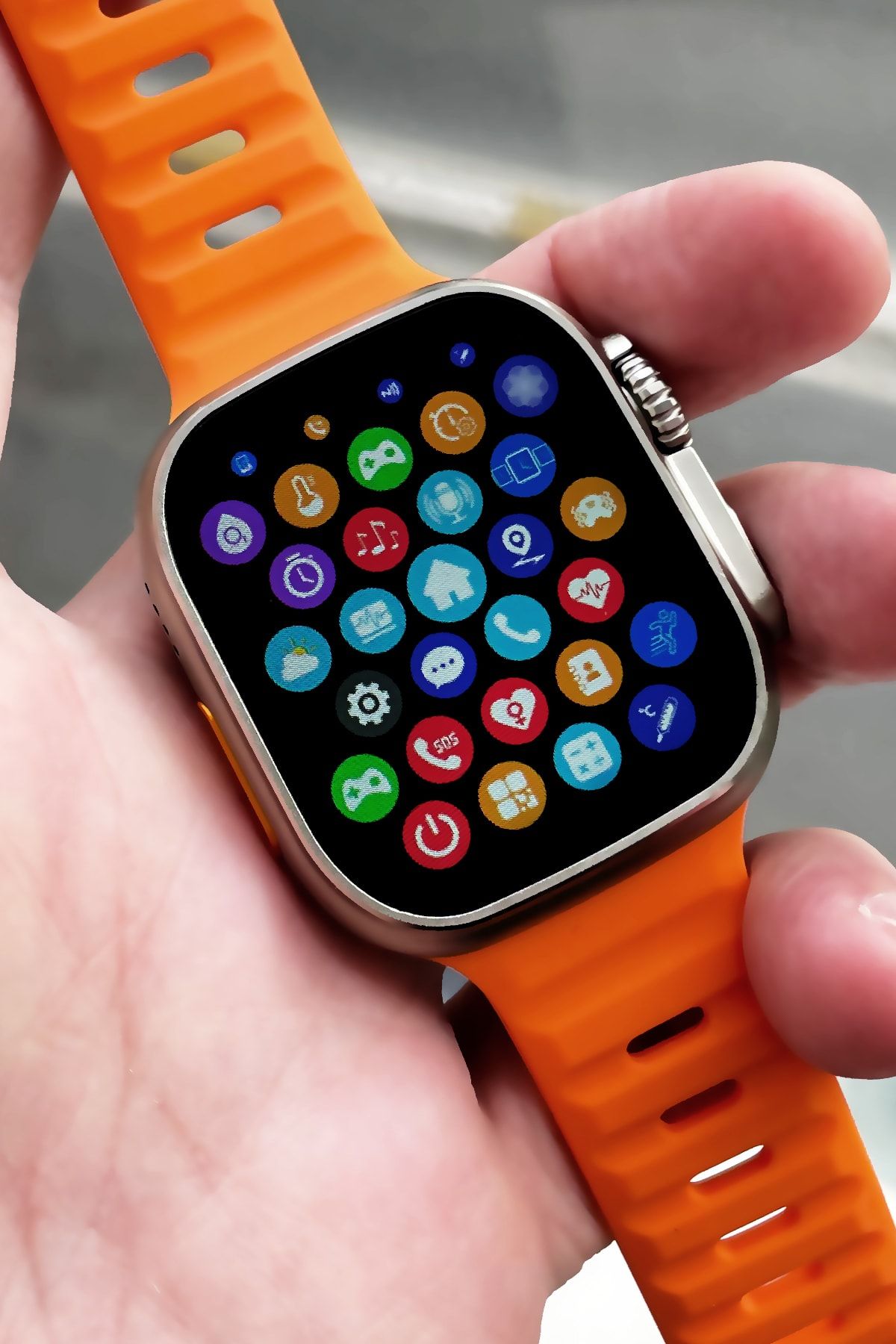Lige Smart Watch Ultra Dt8 Akıllı Saat, 2.0 Inc, Siri-nfc-bluetooth Hd Ses, Ios-android Uyumlu Elg261