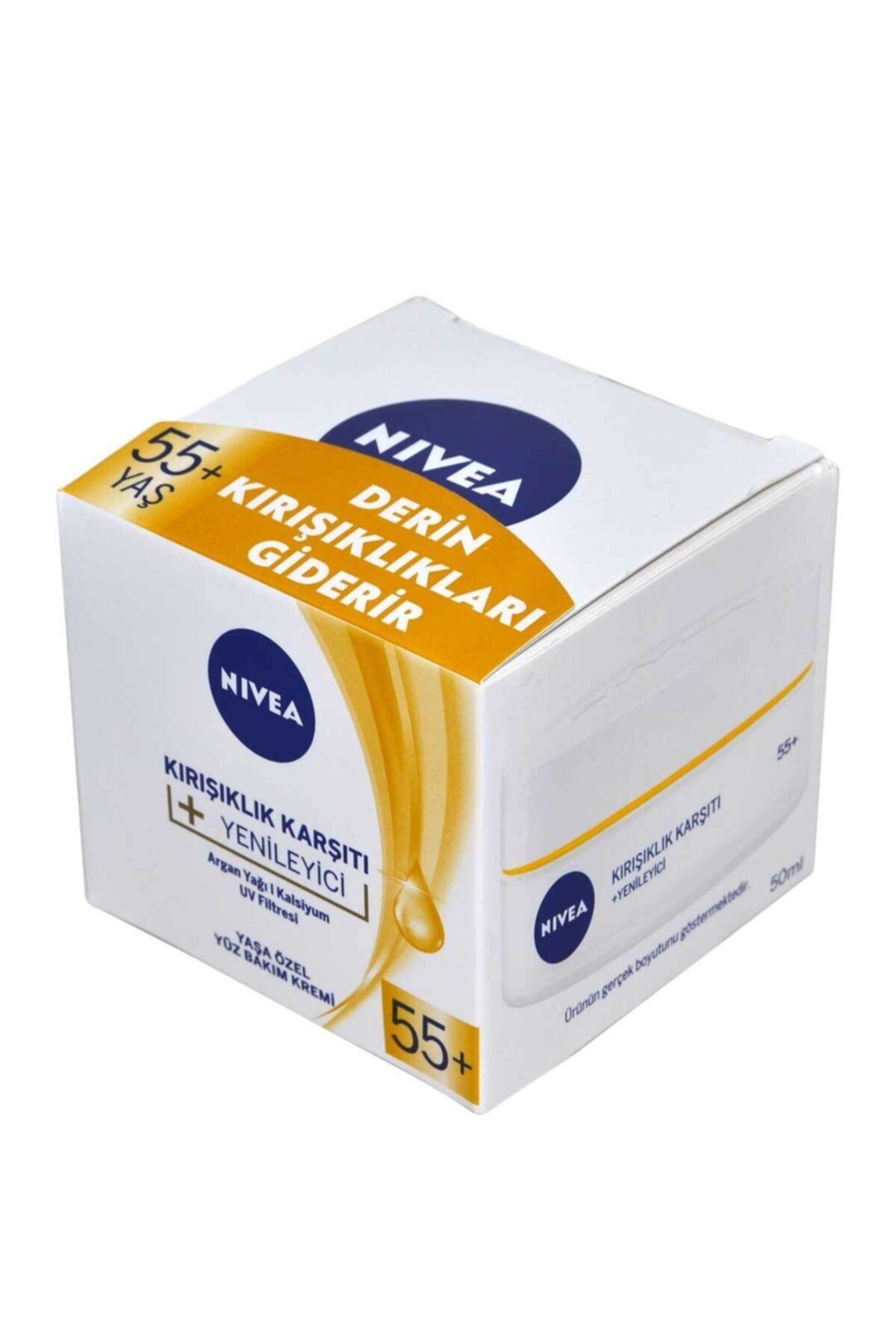 NIVEA Yüz Bakım Kremi 50 ml Kırışıklık Karşıtı Yenileyici 55 Yaş