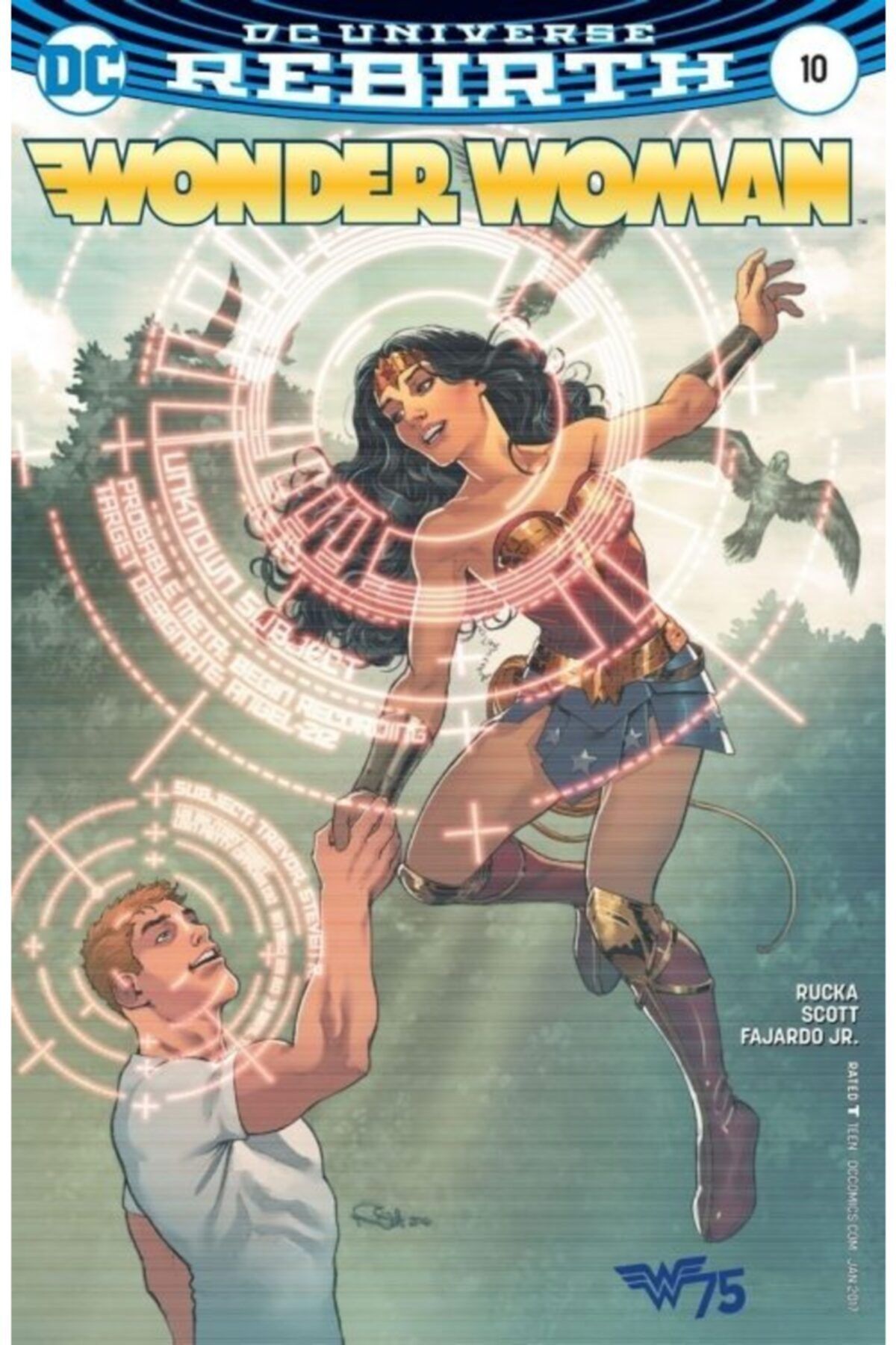 TM & DC Comics-Warner Bros Wonder Woman (2016-) #10 Fasikül Ingilizce Çizgi Roman