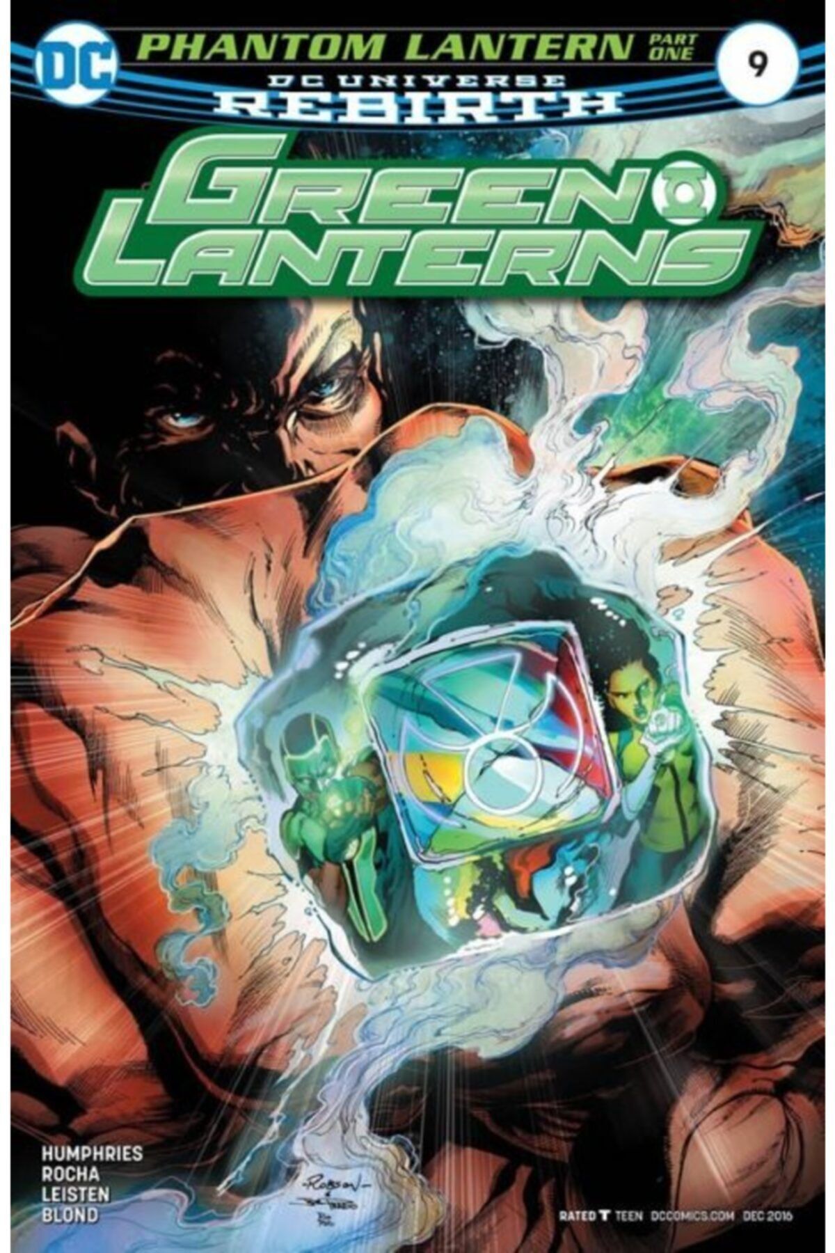 TM & DC Comics-Warner Bros Green Lanterns (2016-) #9 Fasikül Ingilizce Çizgi Roman