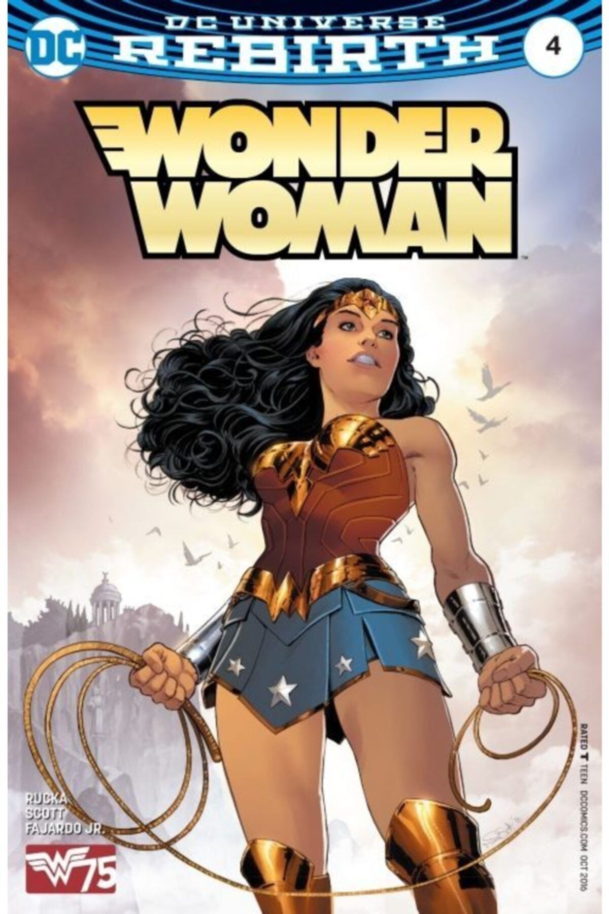 TM & DC Comics-Warner Bros Dc Universe Rebirth Wonder Woman (2016-) #4 Fasikül Ingilizce Çizgi Roman