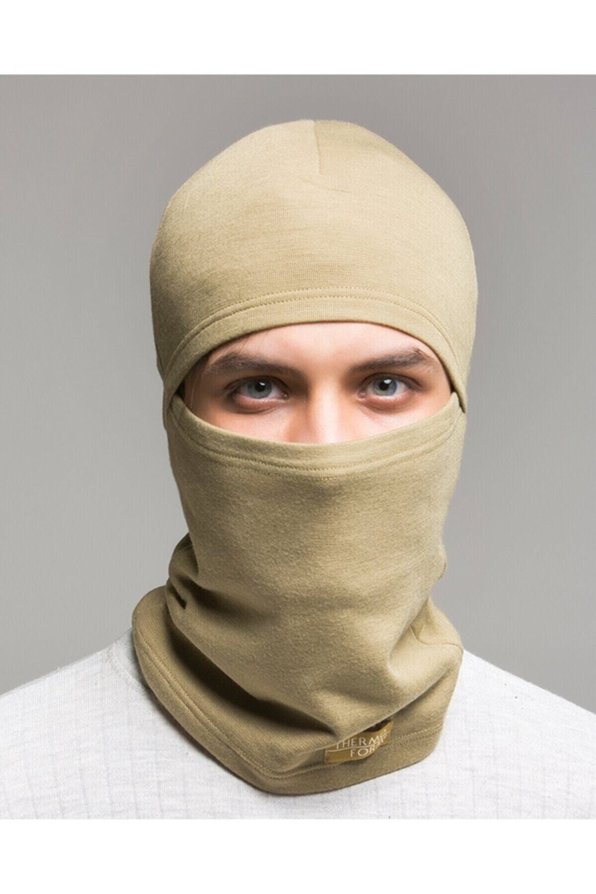 Silyon Askeri Giyim Termal Kar Maskesi Mikrofiber Kumaş Fonksiyonel