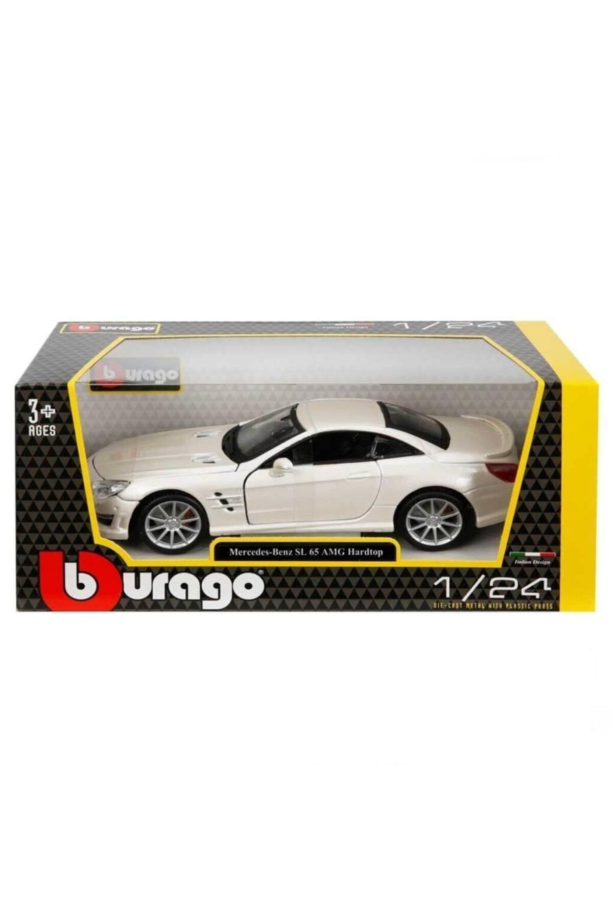 Burago 21066 1:24 Mercedes Benz Sl 65 Amg Hardtop Model Araba