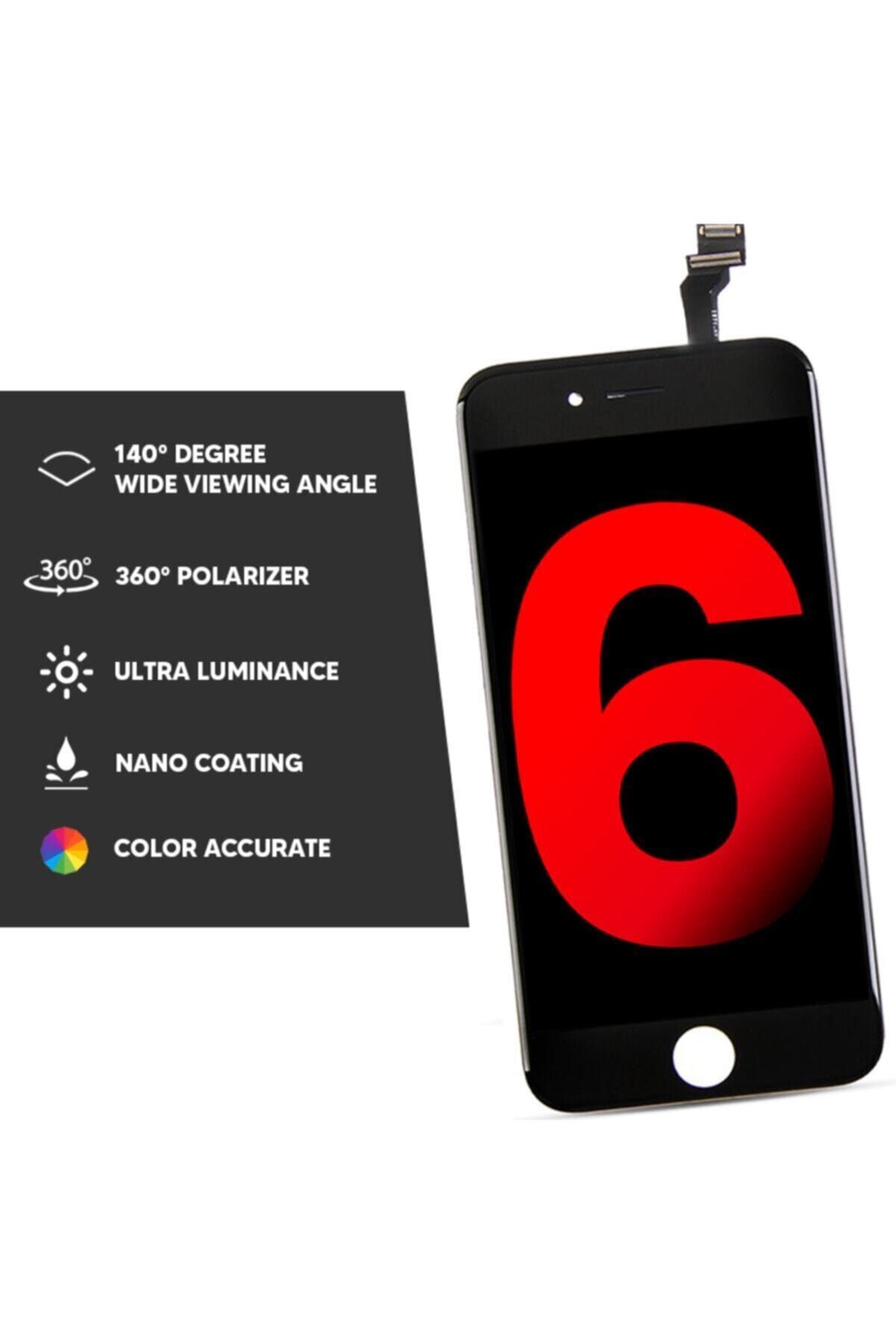 IVU Iphone 6 Siyah Lcd Ekran + Dokunmatik ( Master) Sg012002