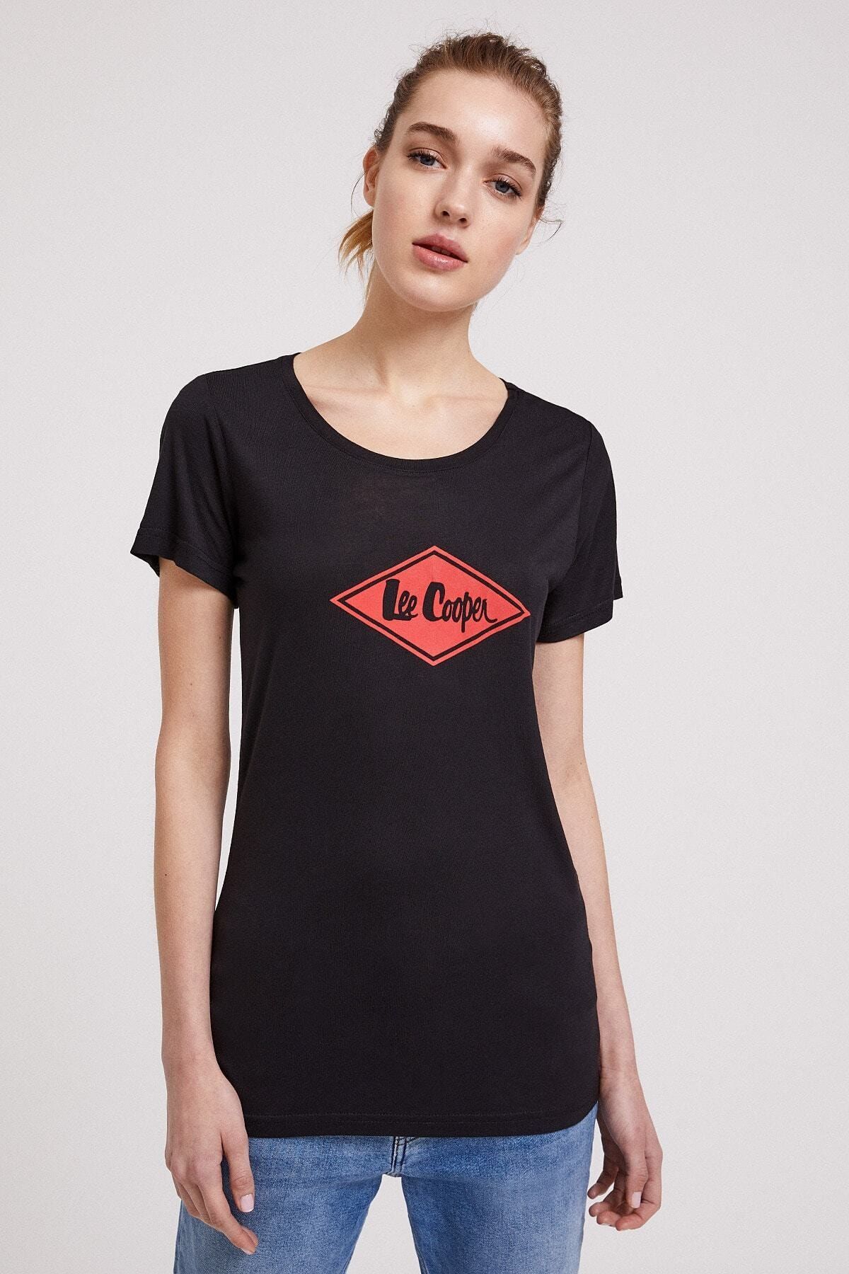 Lee Cooper Kadın Jade O Yaka T-Shirt Siyah 202 LCF 242012