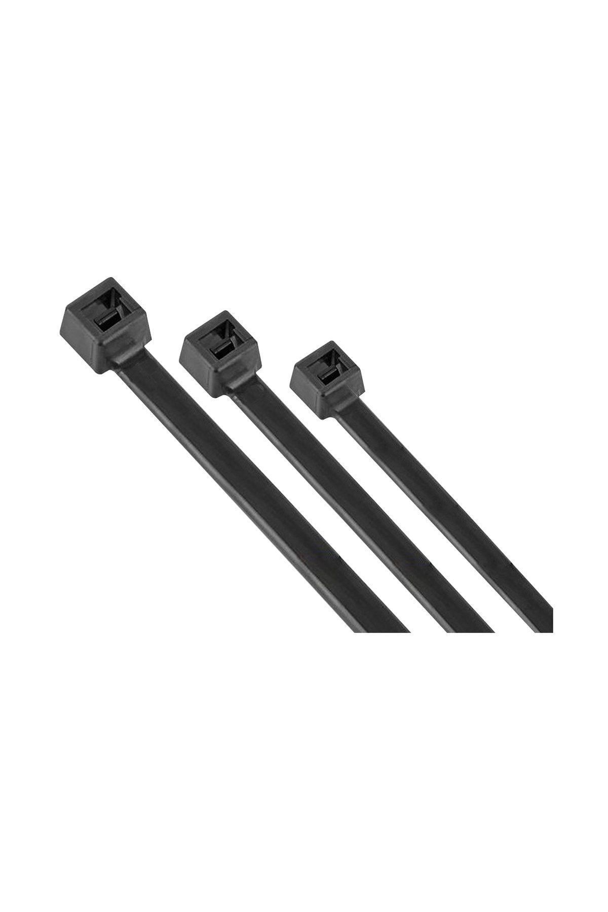 Genel Markalar Siyah Cırtlı Plastik Kelepçe Kablobağı 3,6x300 100 Adet
