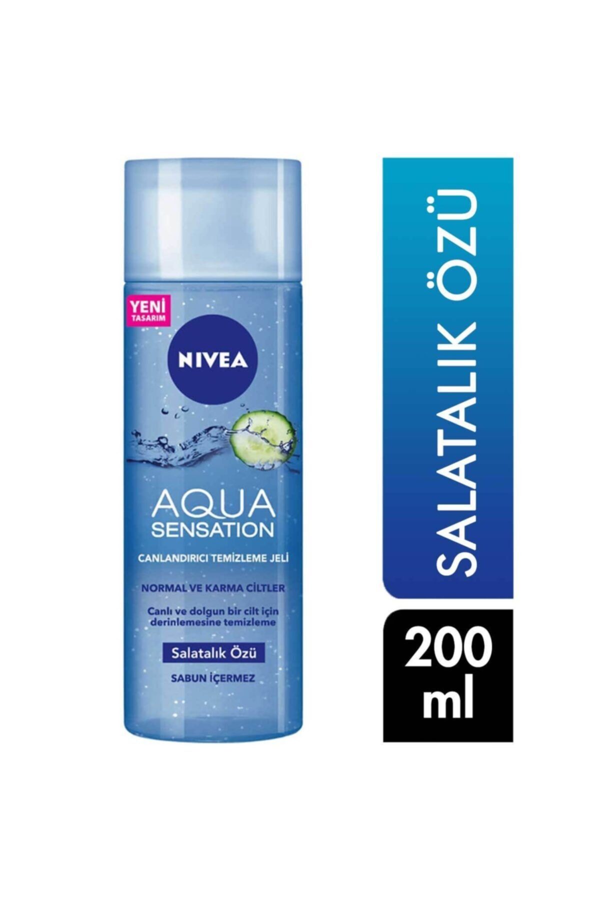 NIVEA Aqua Sensation Canlandırıcı Yüz Temizleme Jeli 200 Ml