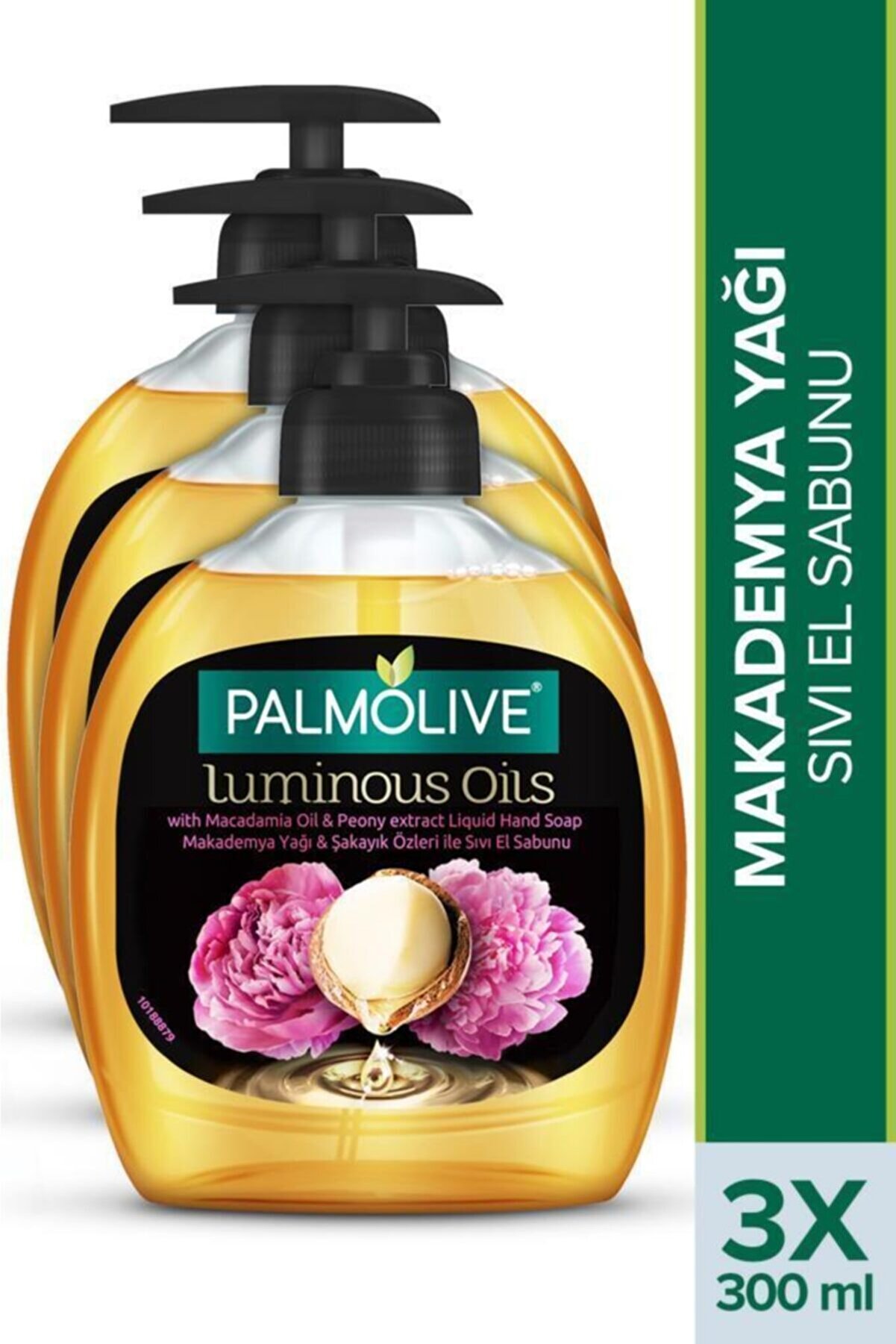 Palmolive Luminous Oils Makademya Yağı & Şakayık Özleri Sıvı El Sabunu 3 x 300 ml