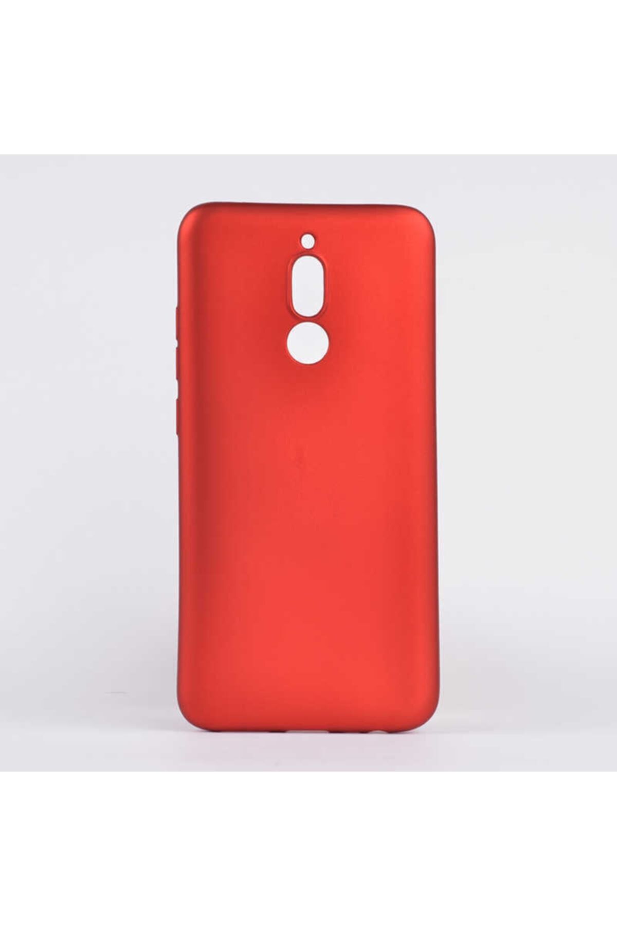 İncisoft Xiaomi Redmi 8 Uyumlu Ultra Ince Silikon Yumuşak Yüzey Arka Kapak Kırmızı Kılıf