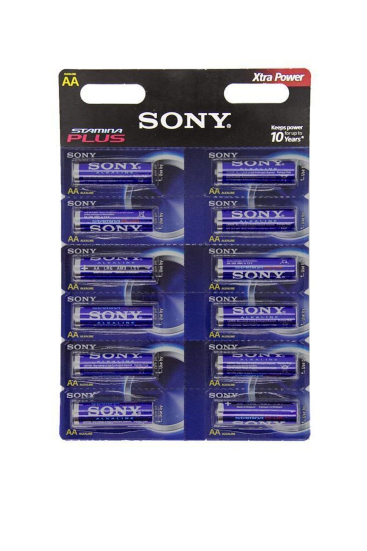 Sony Alkalin Kalem Pil Aa Stamına Plus 12'li Paket
