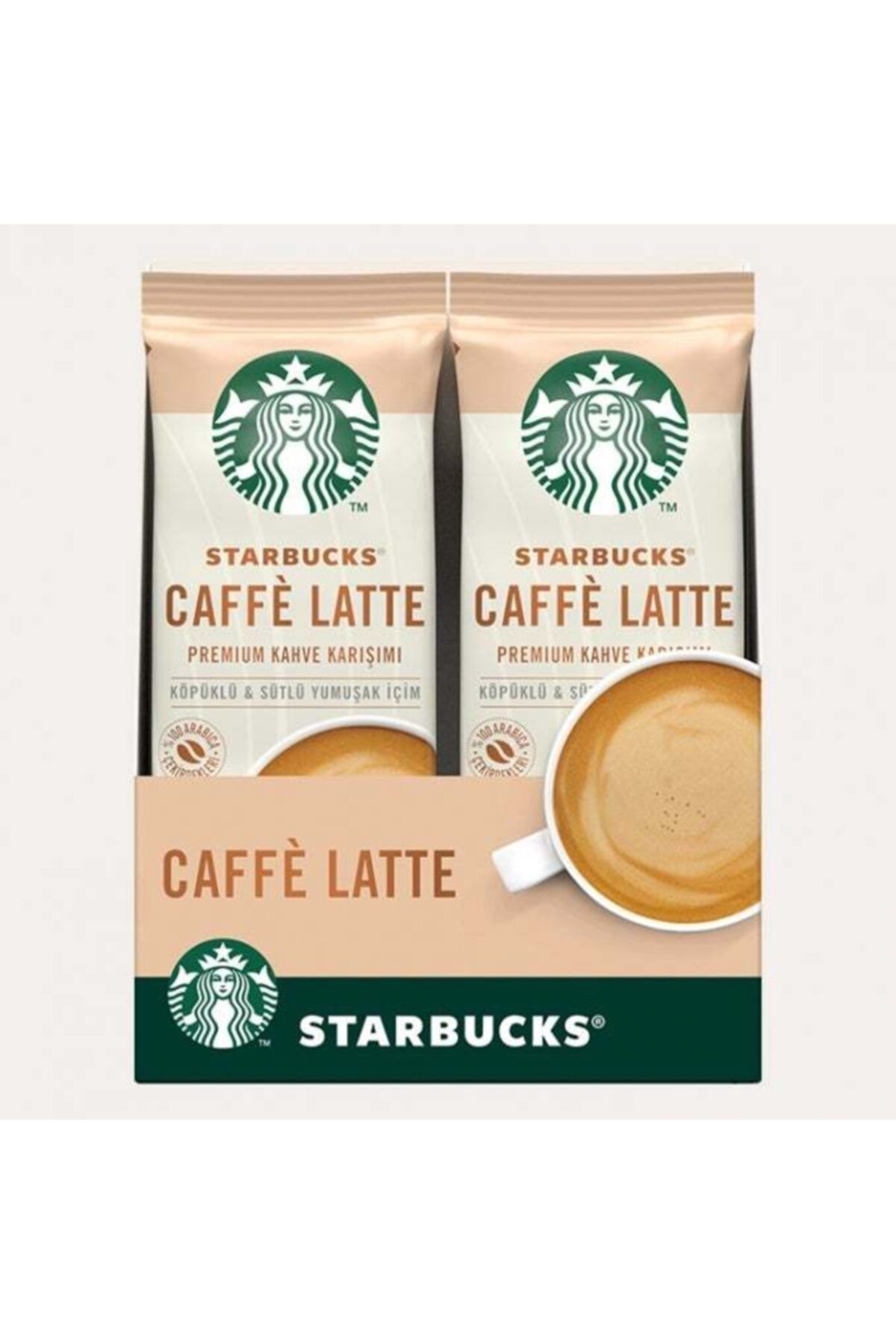 Starbucks Cafe Latte Premium Kahve Karışım 14 Gr X 10 Paket