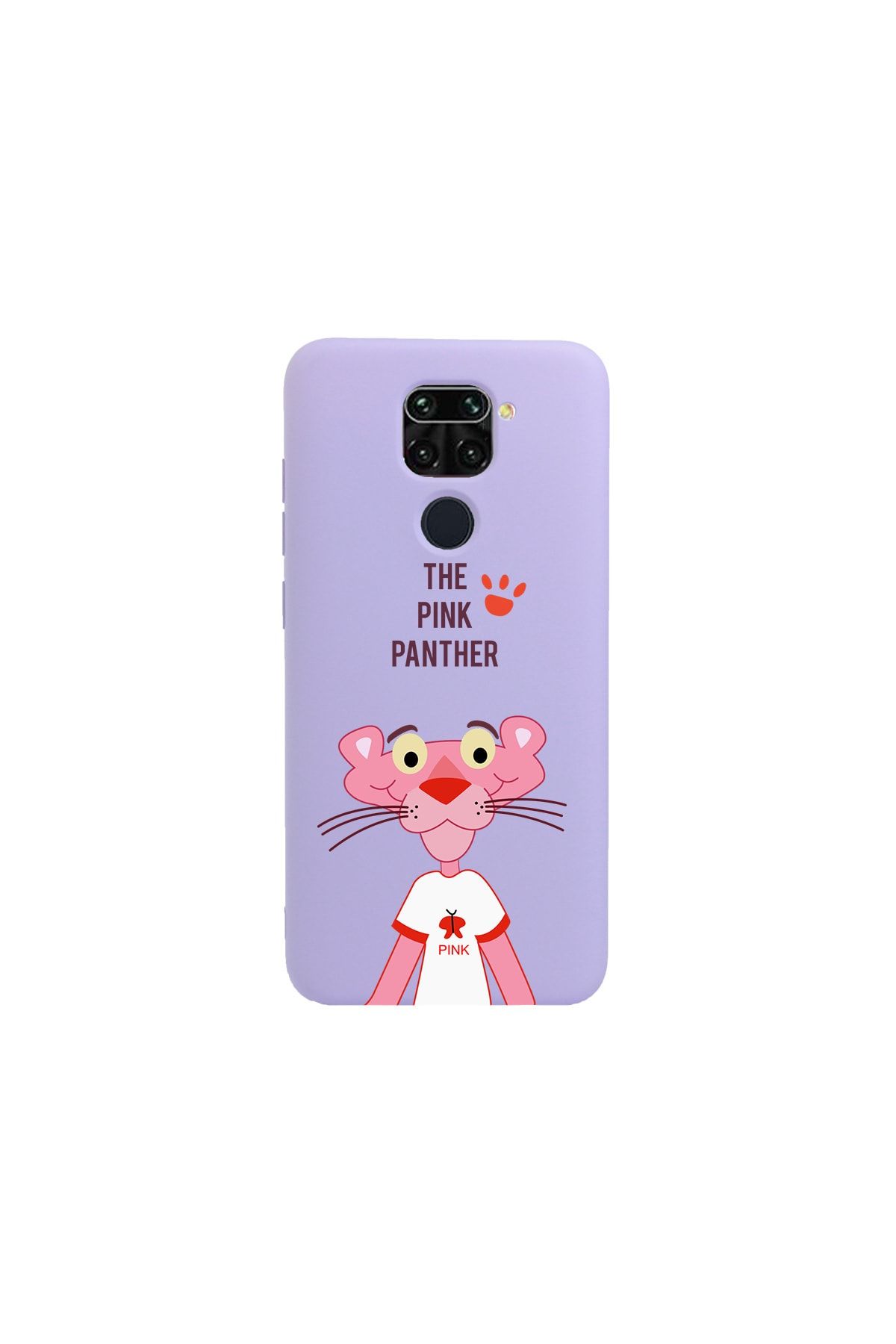 shoptocase Uyumlu Xiaomi Redmi Note 9 Pink Panther Desenli Telefon Kılıfı
