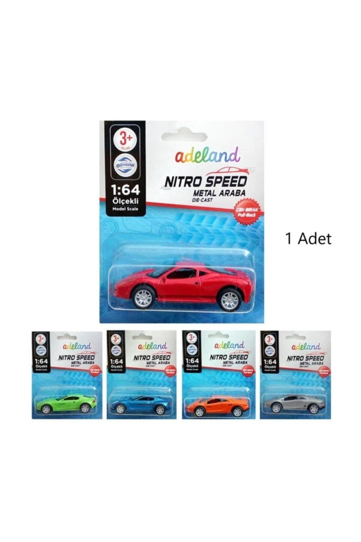 Adel Nitro Speed Çek Bırak Metal Araba 8.5 cm