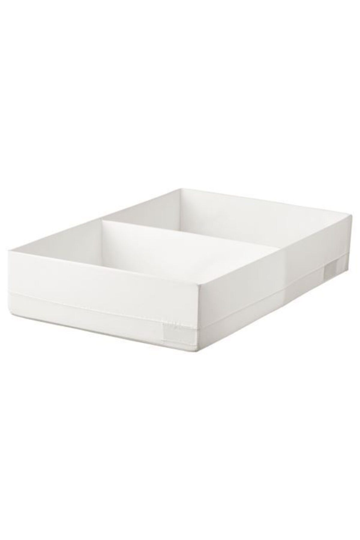 IKEA Stuk Dolap Içi Düzenleyici Bölmeli Kutu, Beyaz ( 34x51x10 Cm )