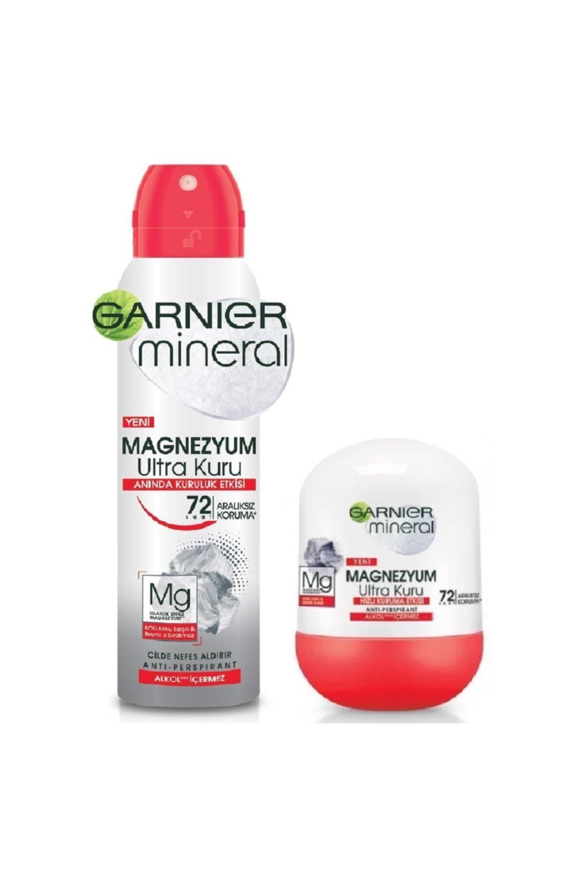 Garnier Garnıer Mınarel Deodorant 150ml Magnesıum + Roll On 50ml Magnesıum