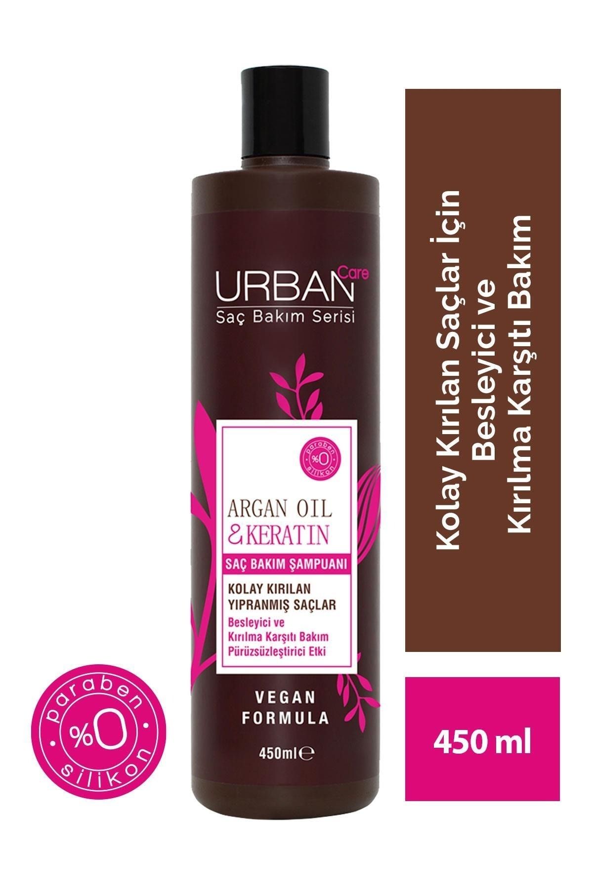 Urban Care Argan Yağı Kolay Kırılan Yıpranmış Saçlara Özel Saç Bakım Şampuanı-vegan-450 Ml