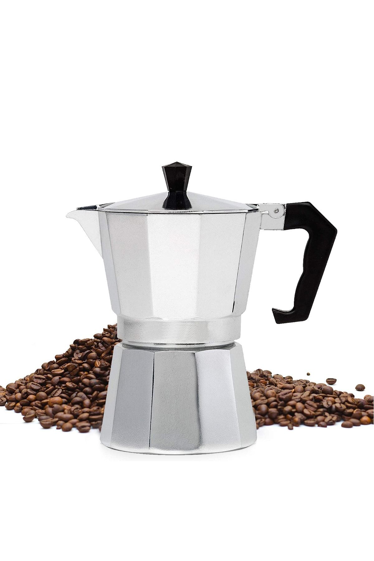 Weather Forecast Aliminyum Ocak Üstü 150ml 3 Cup Fincan Moka Pot Espresso Cin301-3