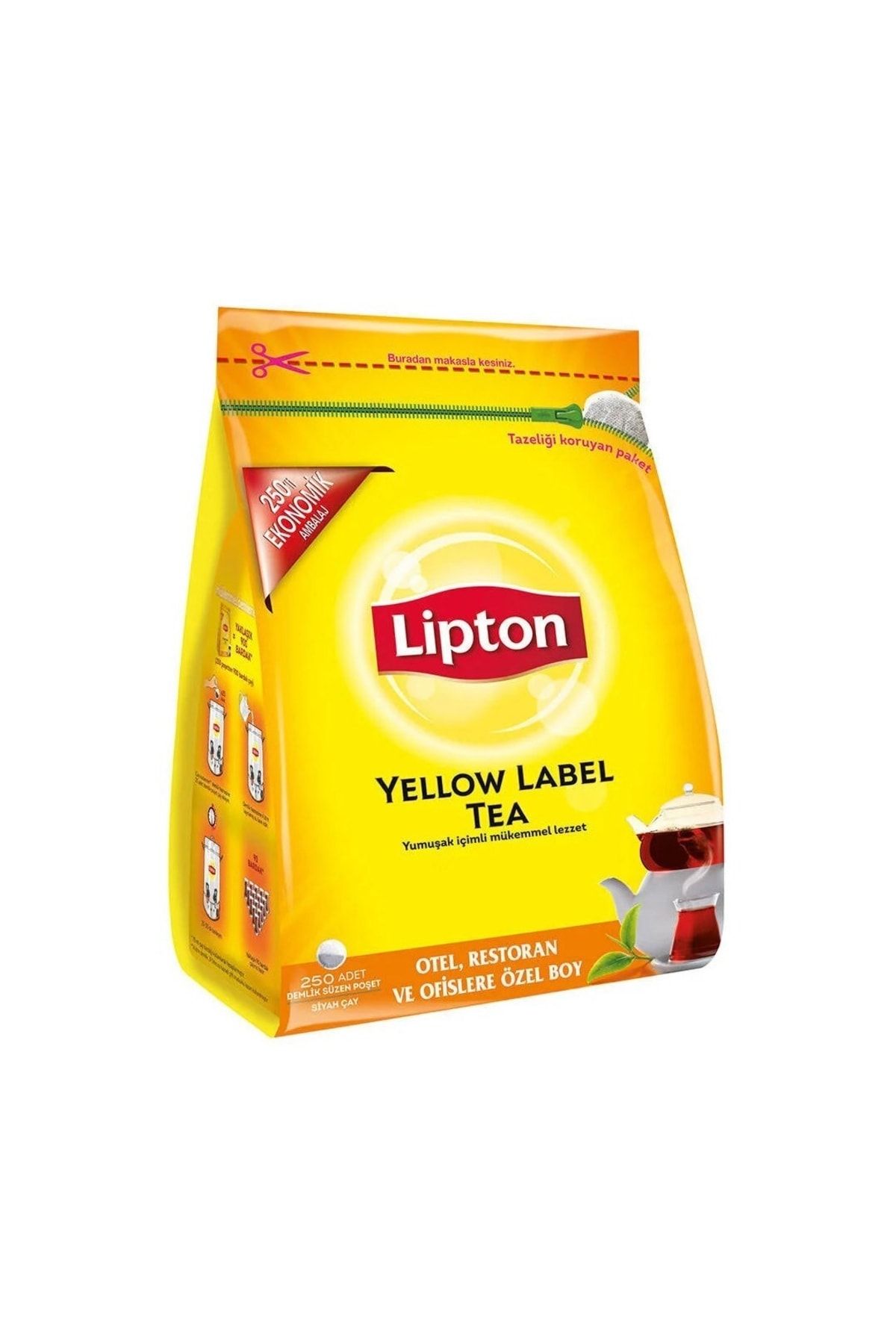 Lipton Yellow Label Demlik Poşet Çay 3.2gr X 250 Adet