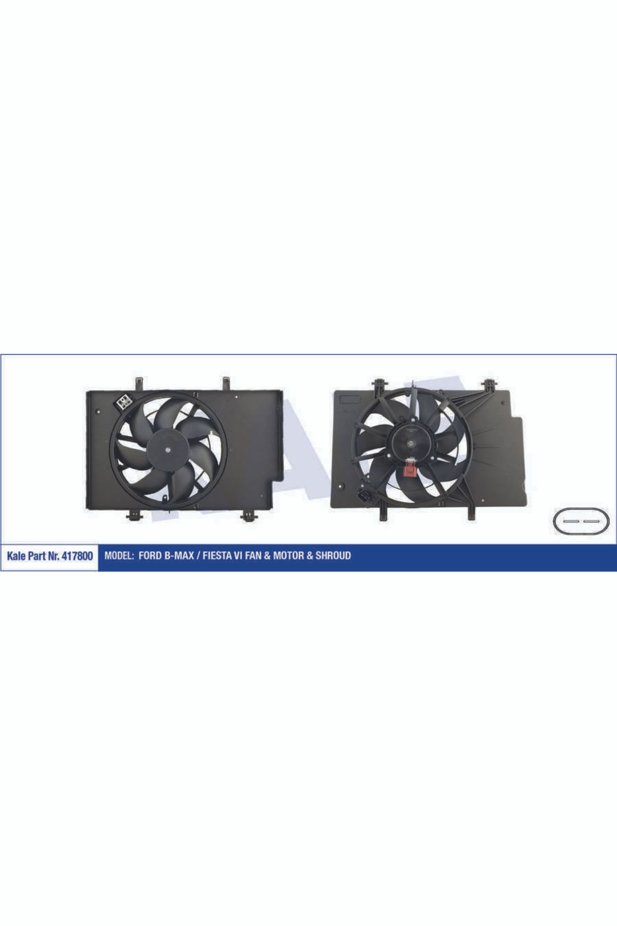 KALE 417800 Fan Motoru Davlunbaz /ac Fıestavı Courıer 1.4/1.4tdc