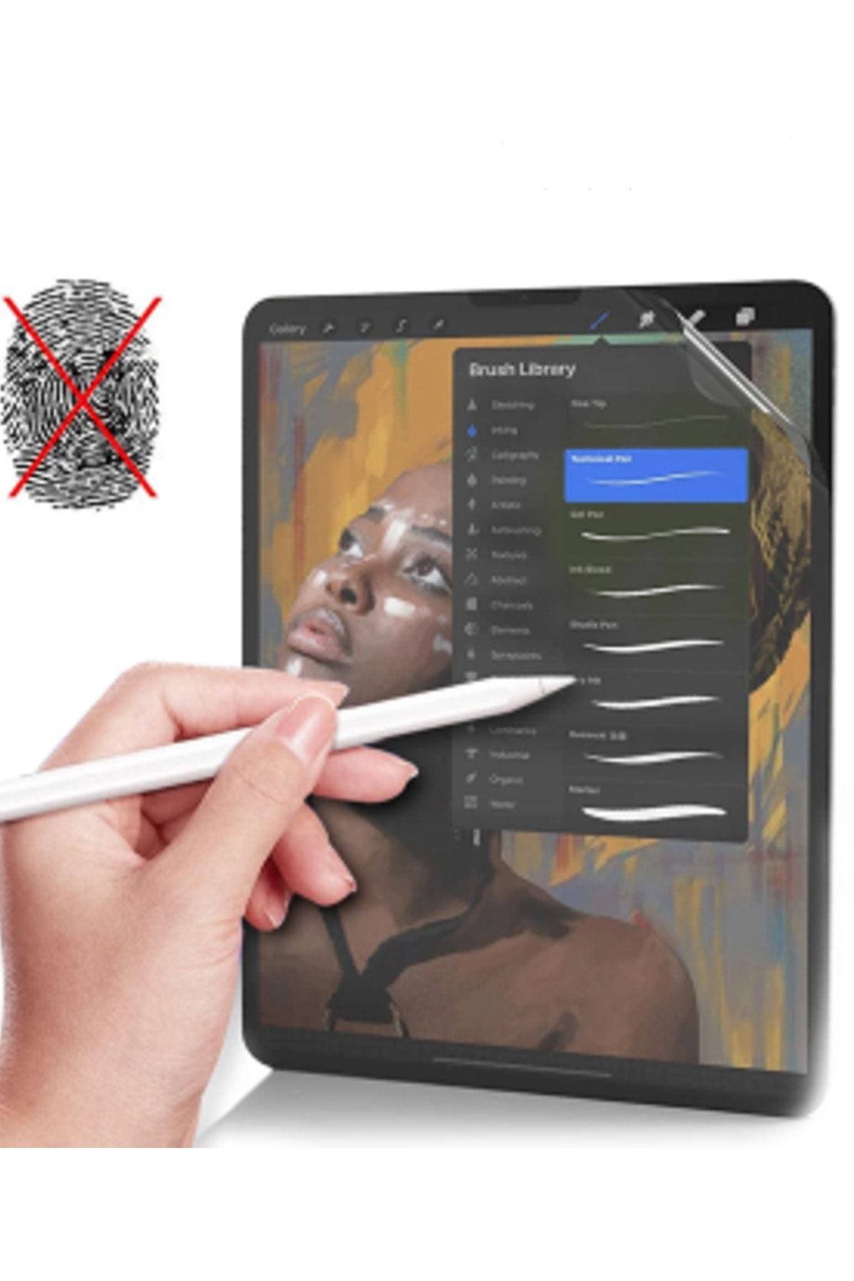 piblue Lenovo Tab Yoga Smart Tb-x705x 10.1 Inç Mat Nano Ekran Koruyucu Parmak Izi Bırakmaz