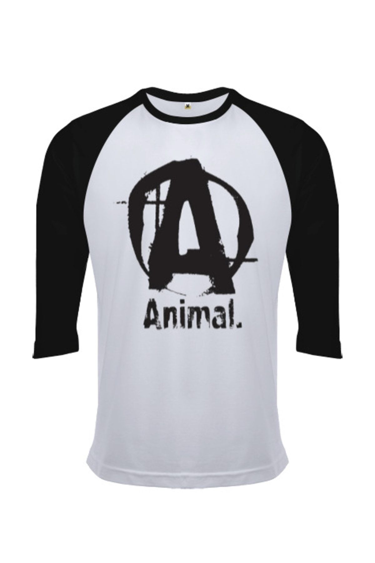 Tisho Animal Gym Vücut Geliştirme Bodybuilding Fitness Tasarım Orjinal Reglan 3/4 Kol Unisex Tişört