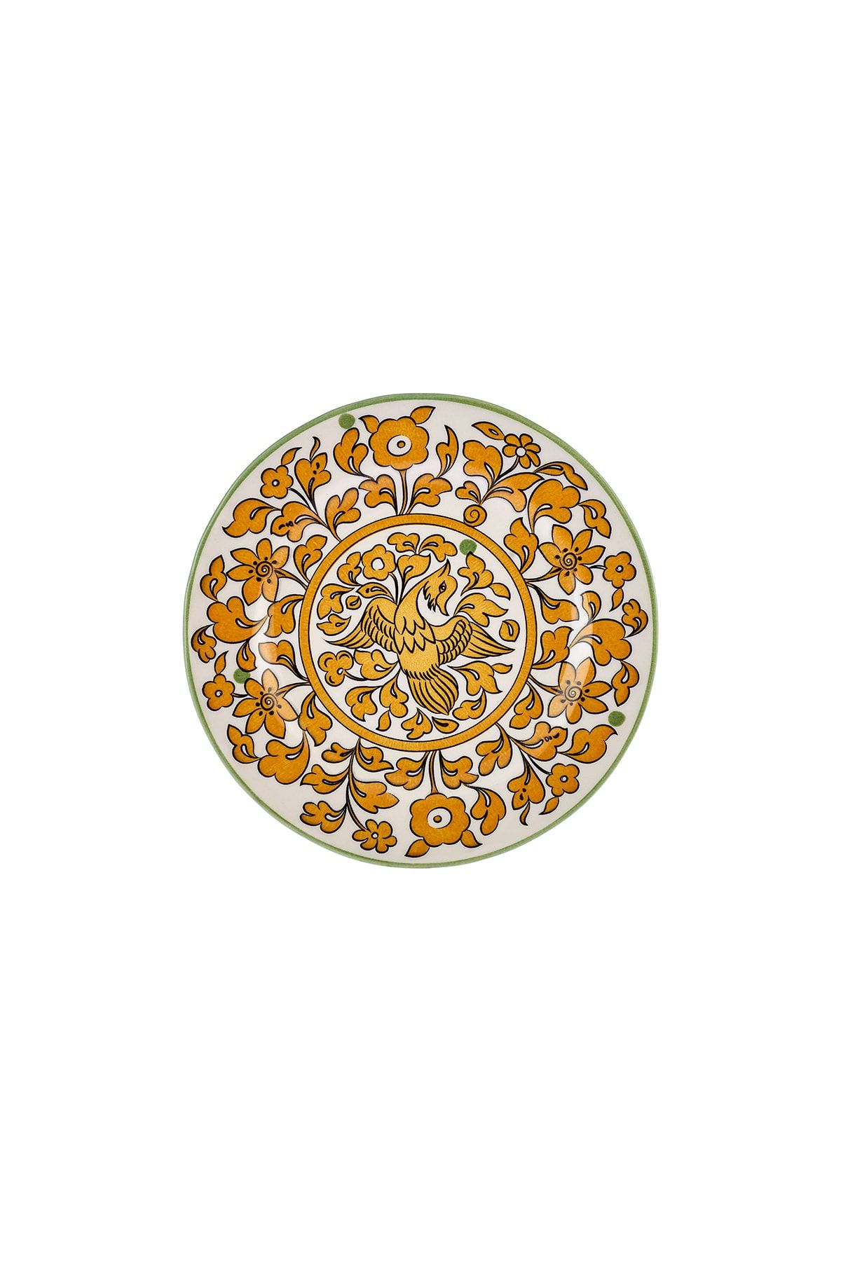 Karaca Paye Selçuklu Serisi Sarı Porselen Ekmek Tabağı 16 cm