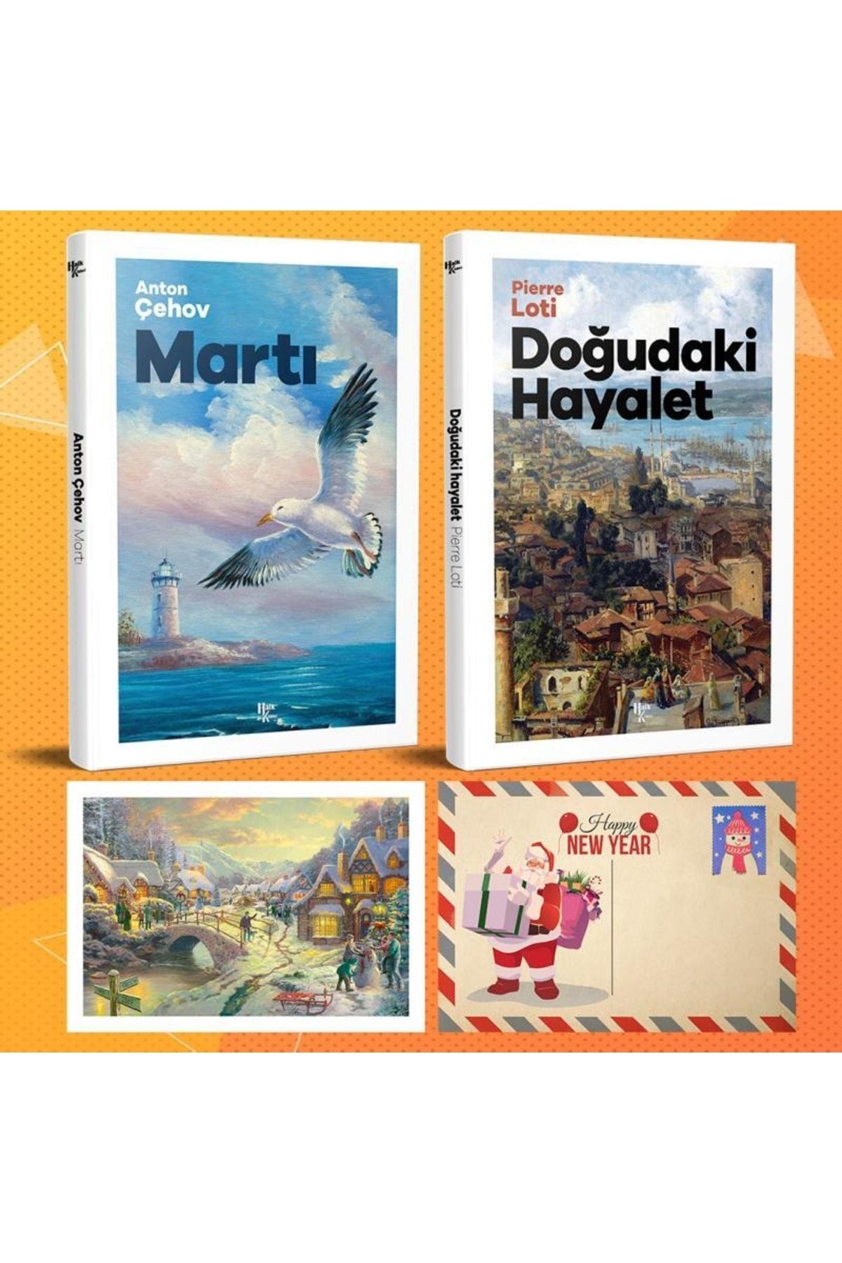 Halk Kitabevi Dünya Klasikleri Ikili Set - Martı - Doğudaki Hayalet Ve Kartpostal