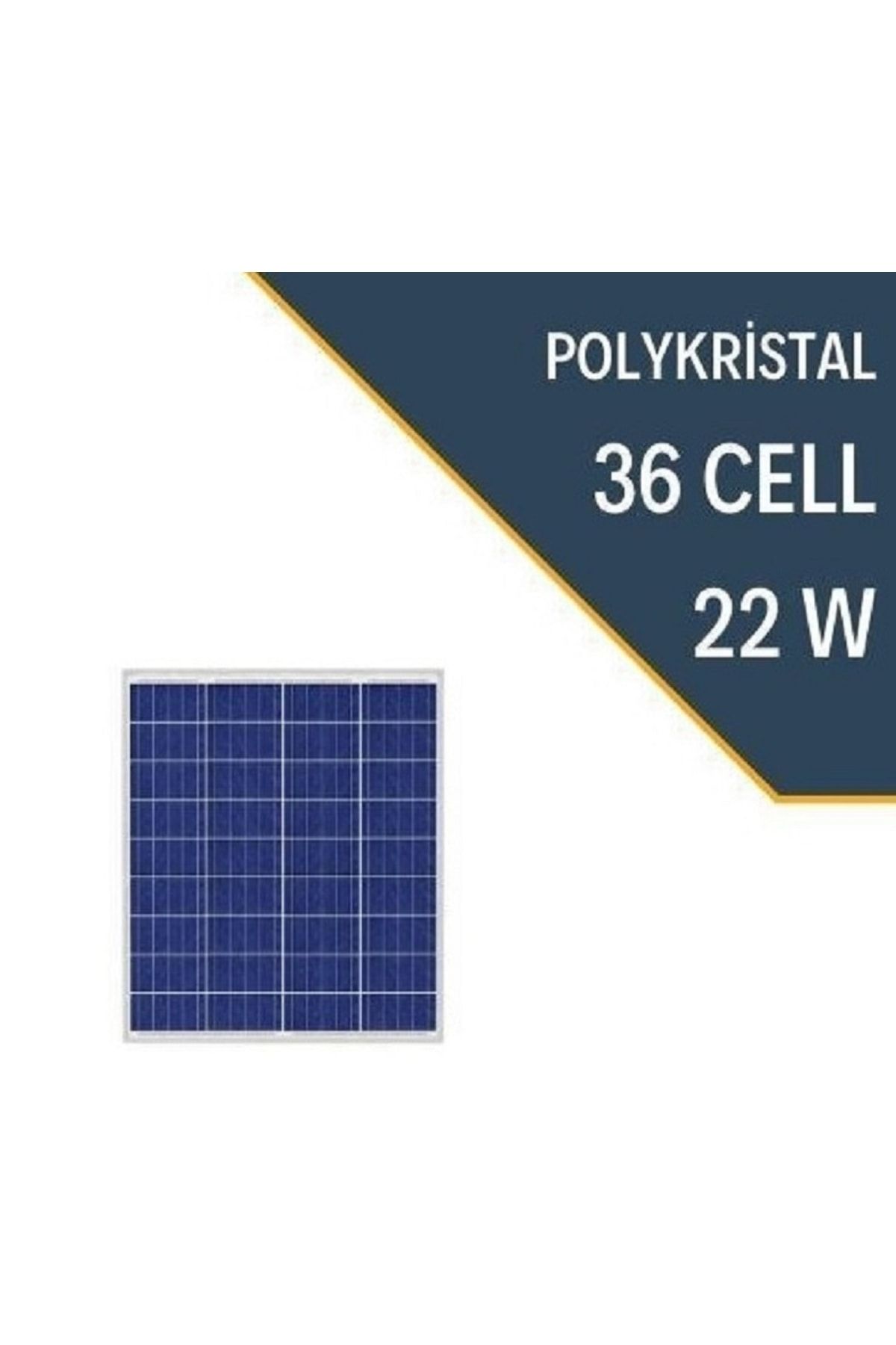 Lexron 22 Watt Polikristal Güneş Paneli