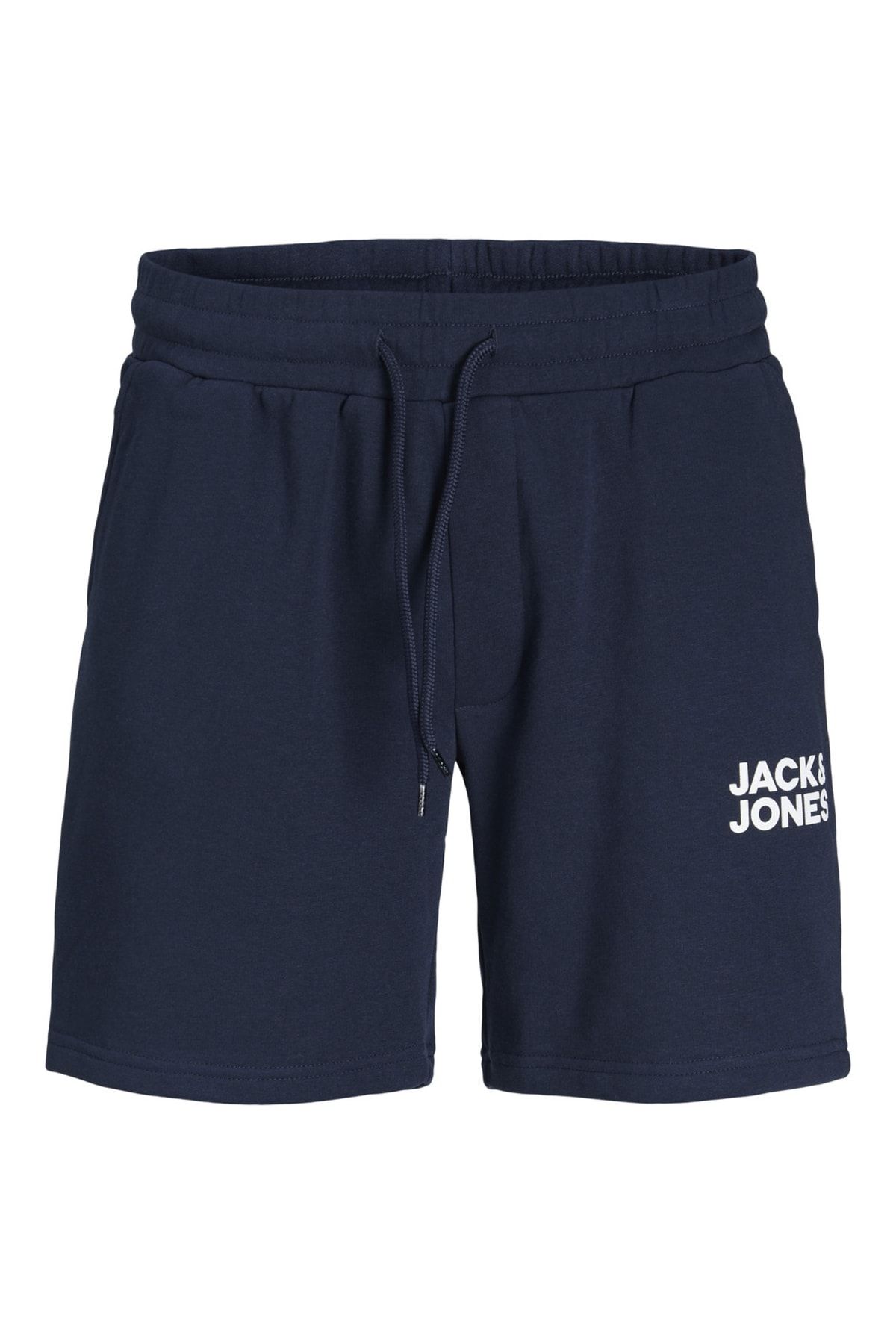 Jack & Jones Erkek Logo Baskılı Sweat Şort - Newsoft - 12228920 - BS